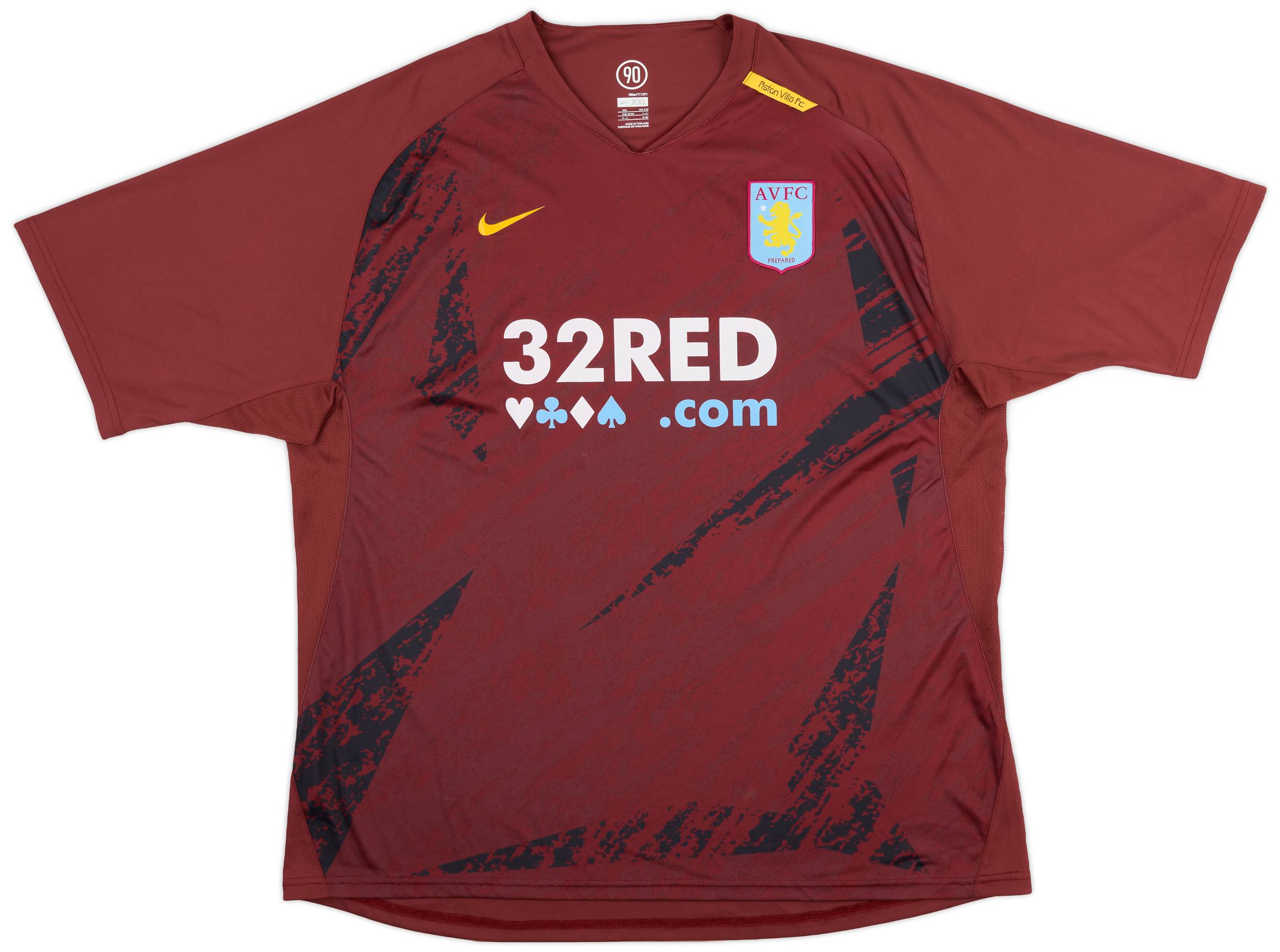 2007-08 Aston Villa Authentic Nike Training Shirt - 7/10 - (XXL)