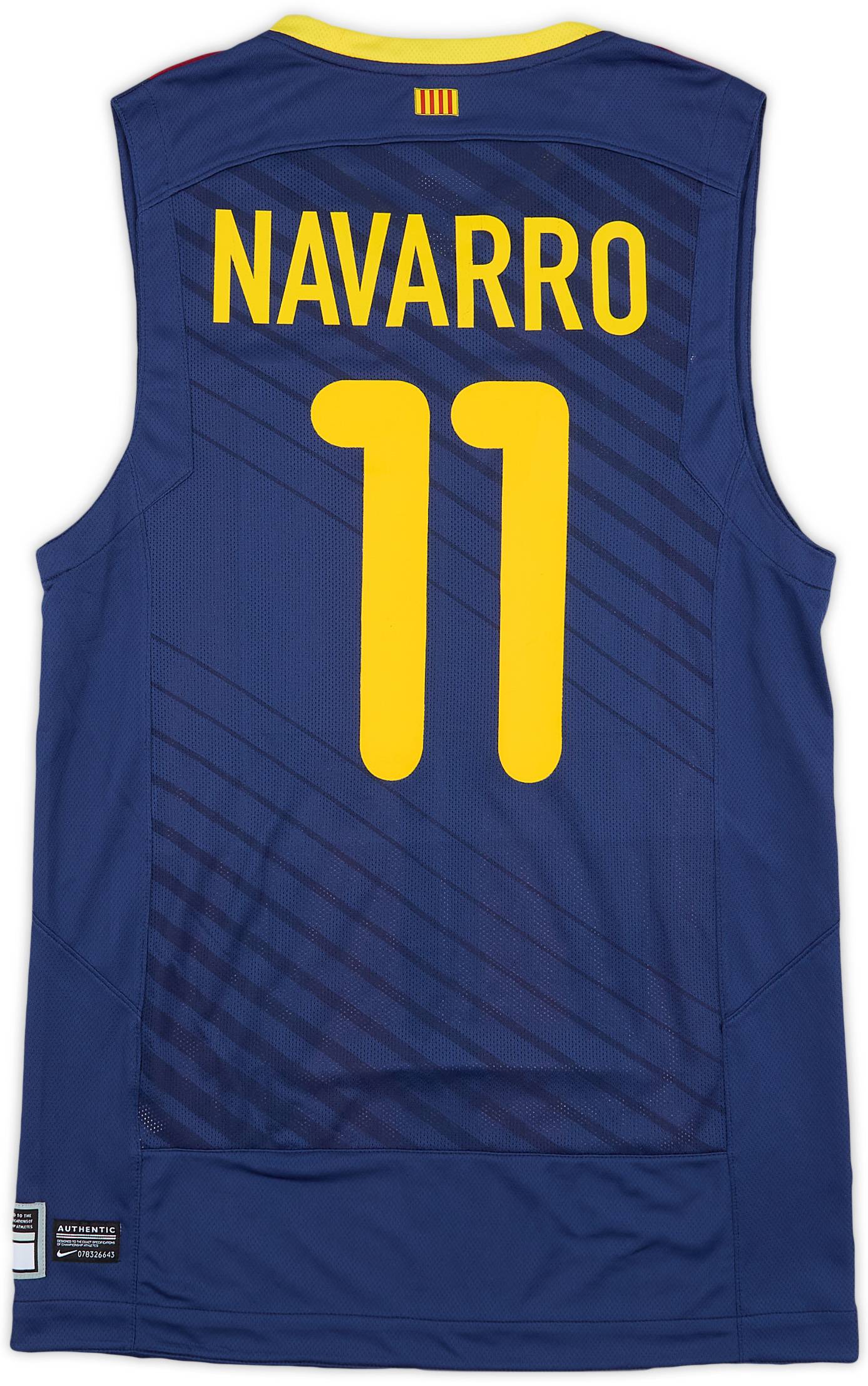 2013 14 Barcelona Nike Basketball Vest Navarro 11 6 10 XL