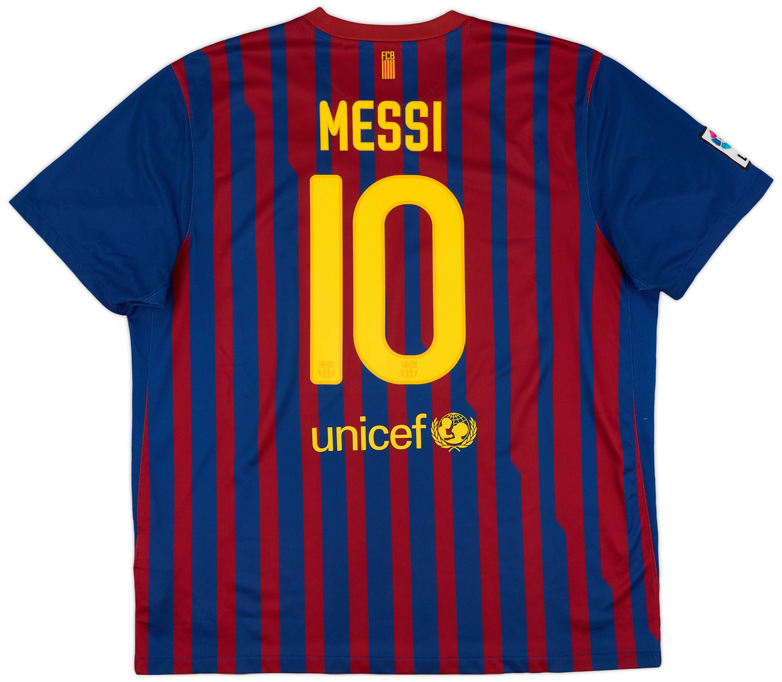 2011-12 Barcelona Home Shirt Messi #10 - 8/10 - (XXL)