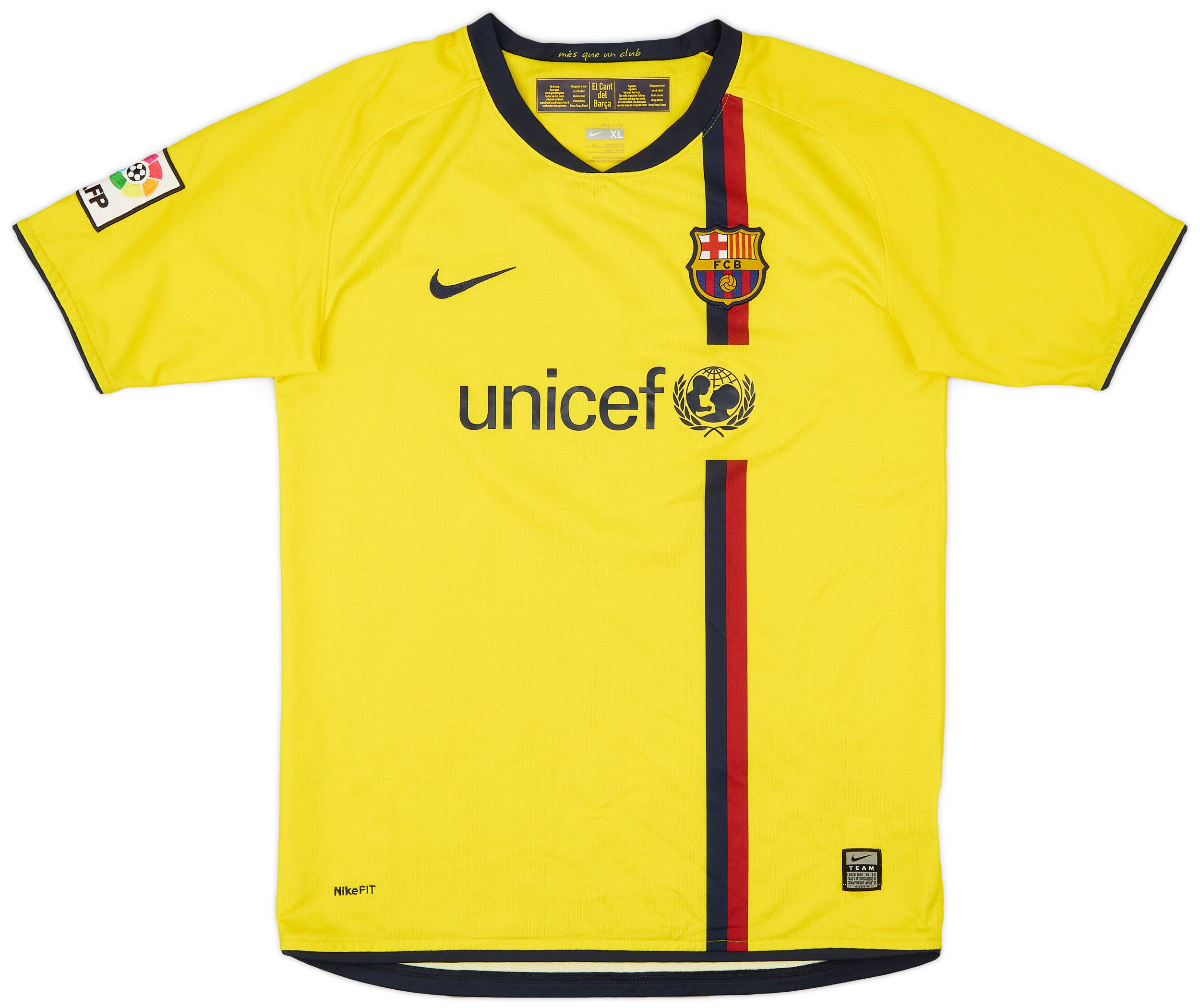 2008-10 Barcelona Away Shirt - 7/10 - (XL.Boys)