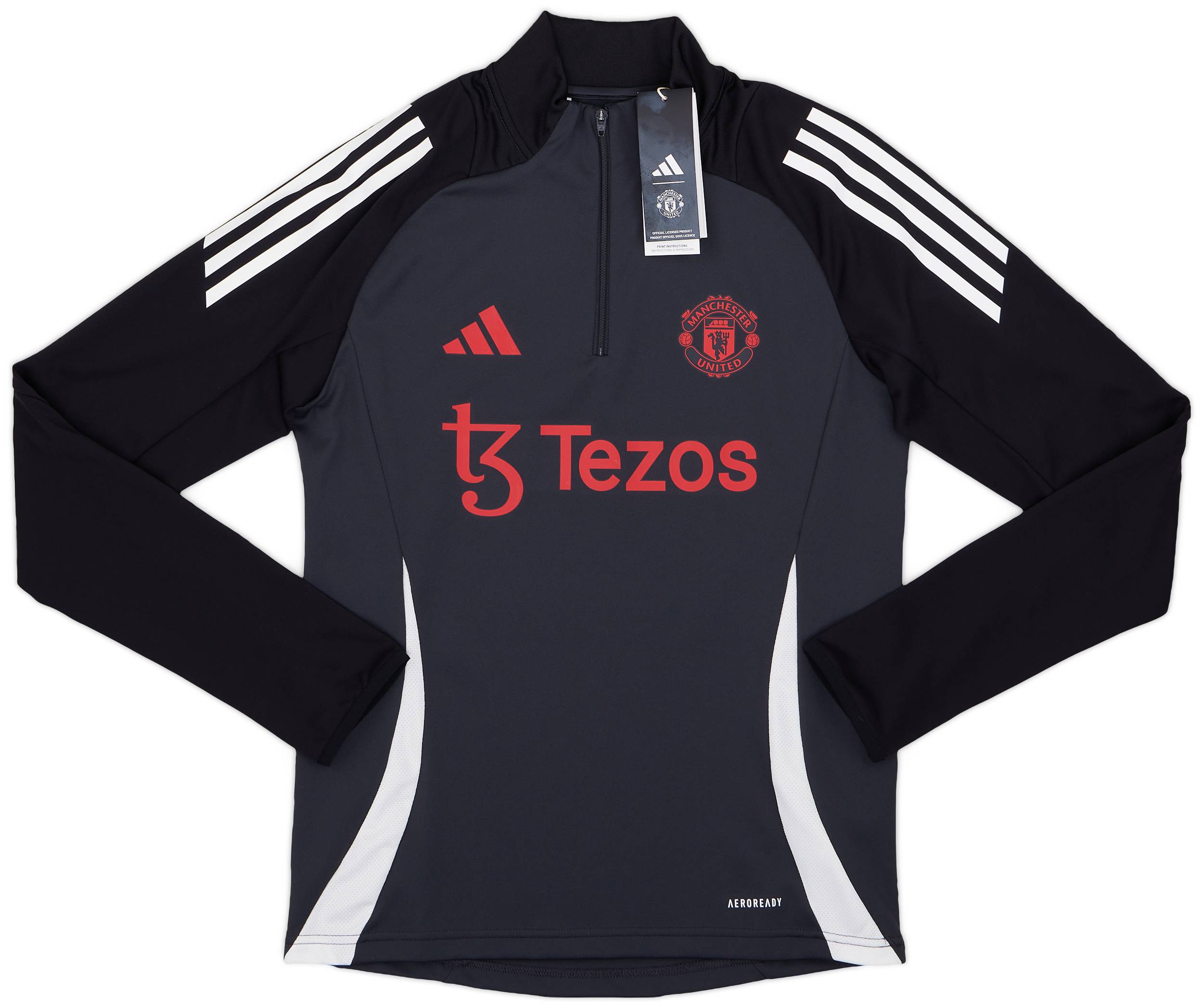 2024-25 Manchester United adidas European 1/4 Zip Training Top (KIDS)