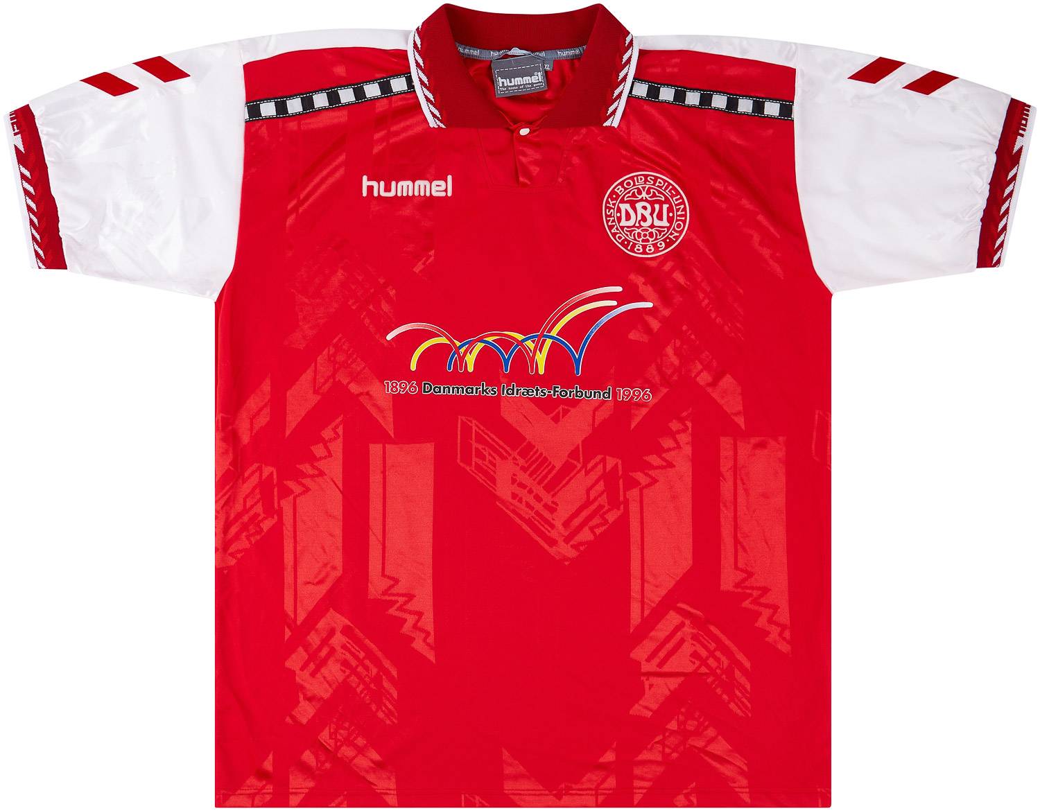 1996-98 Denmark Match Issue Home Shirt #2