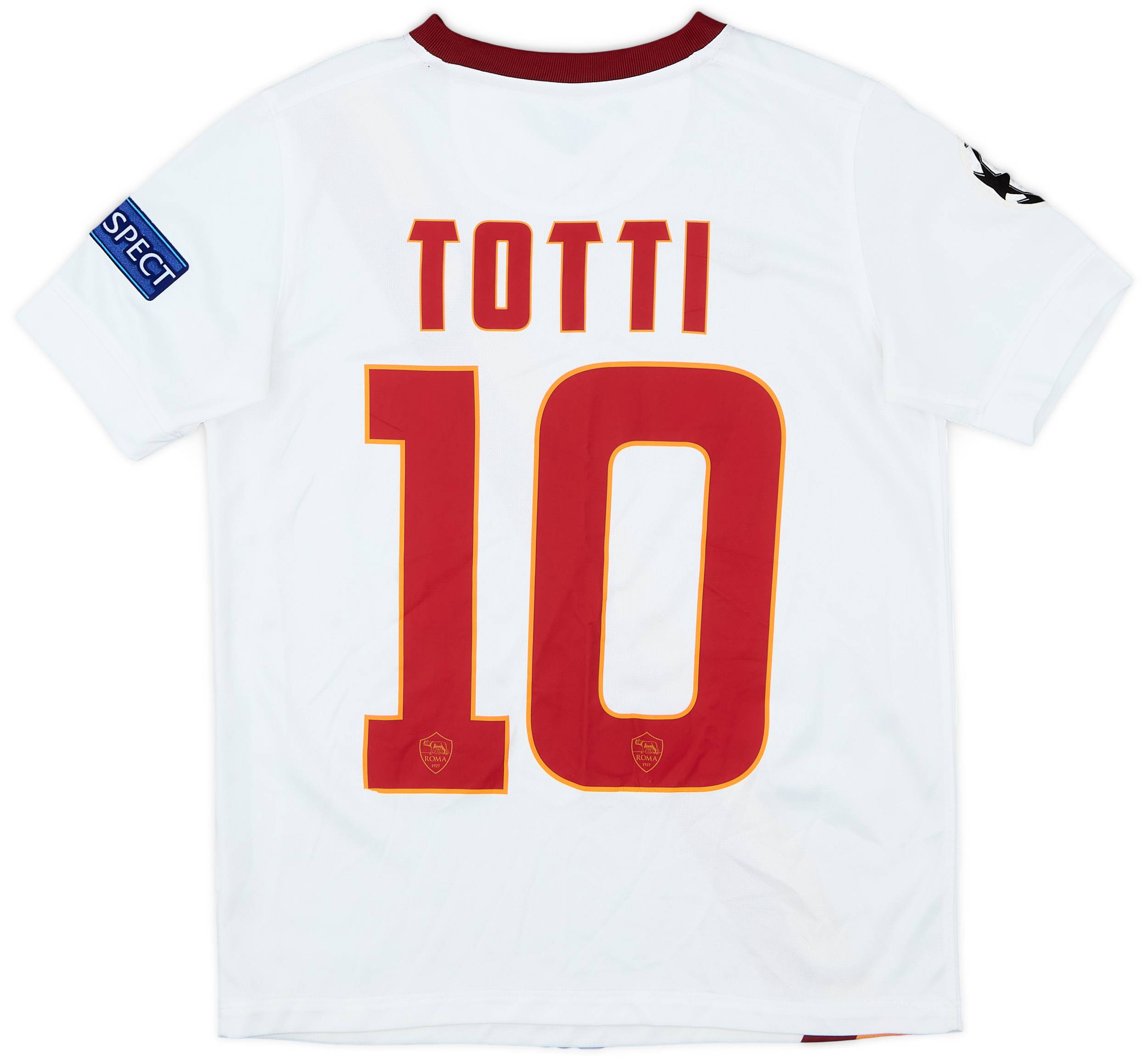 2014-15 Roma Away Shirt Totti #10 - 8/10 - (M.Boys)