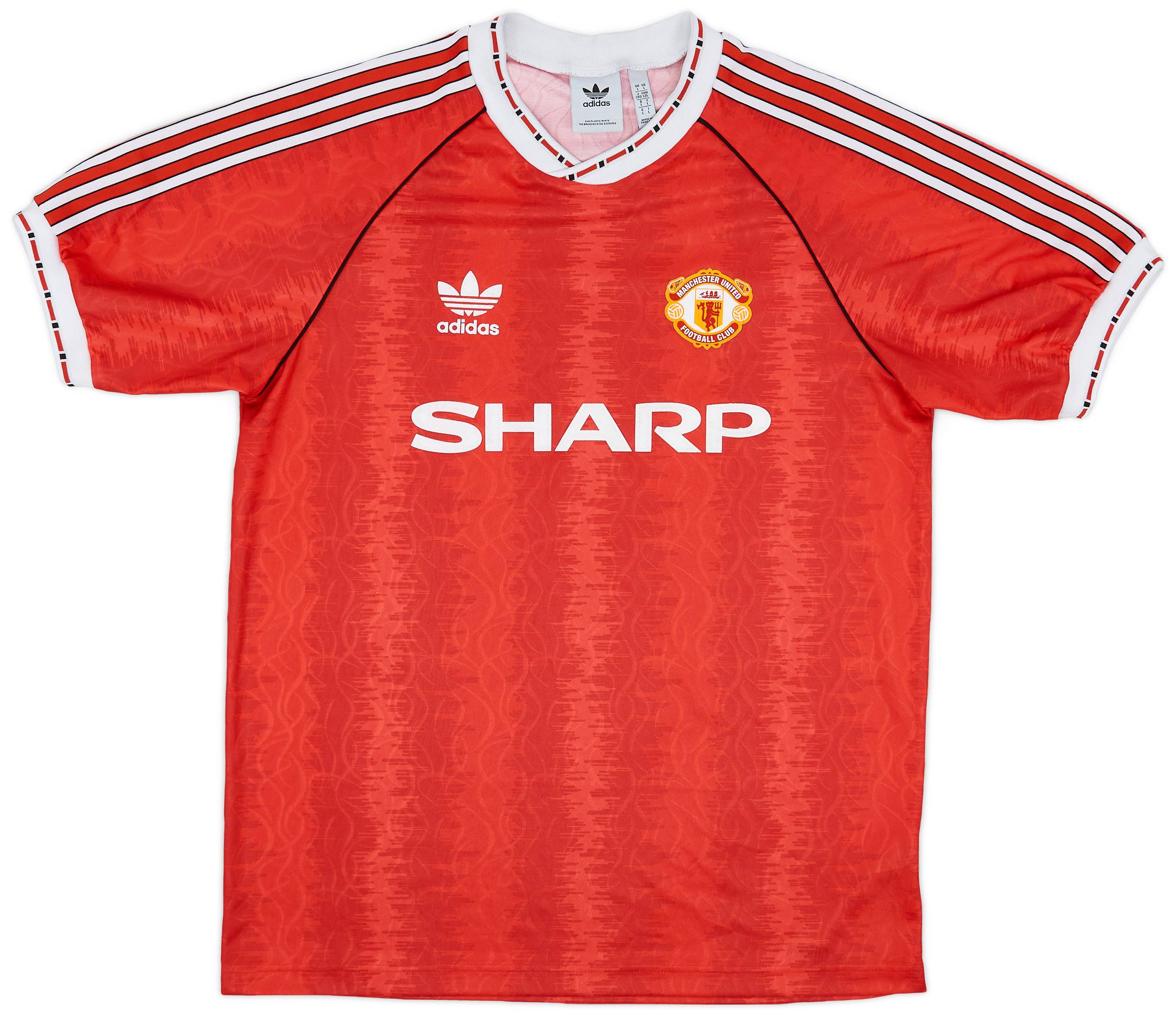 2022 Manchester United '1990 adidas Originals Reissue' Home Shirt - 8/10 -  (L)