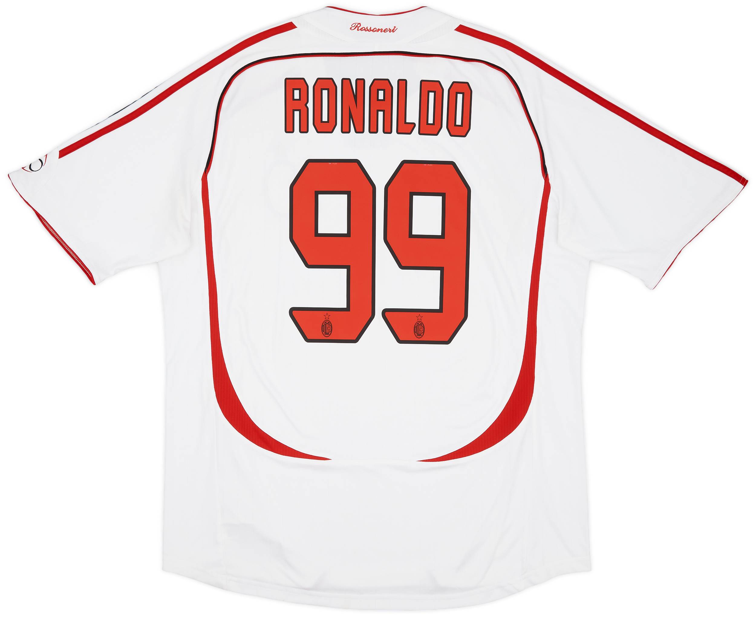 2006-07 AC Milan Away Shirt Ronaldo #99 - 5/10 - (XL)