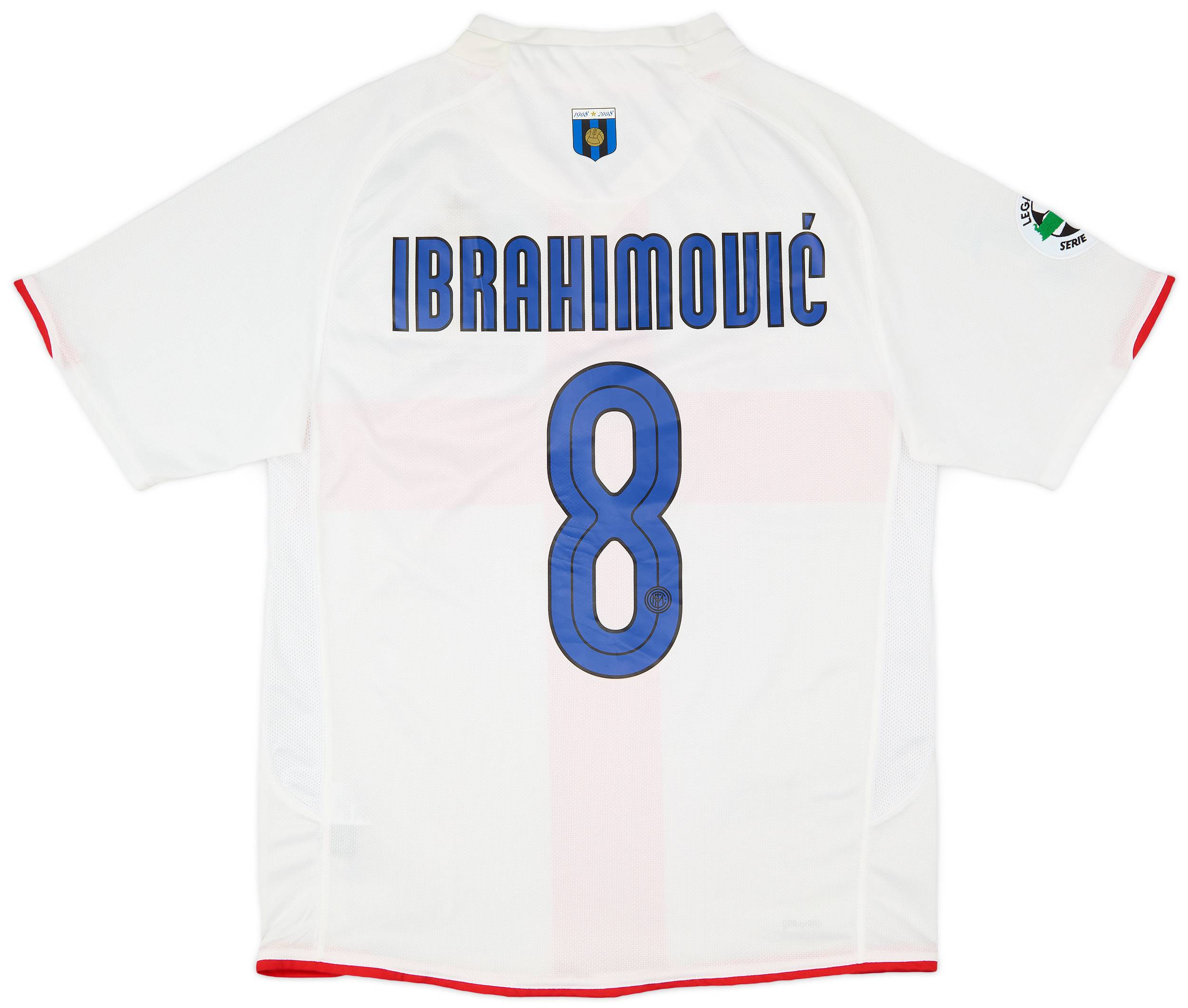 2007-08 Inter Milan Centenary Away Shirt Ibrahimovic #8 - 5/10 - (M)