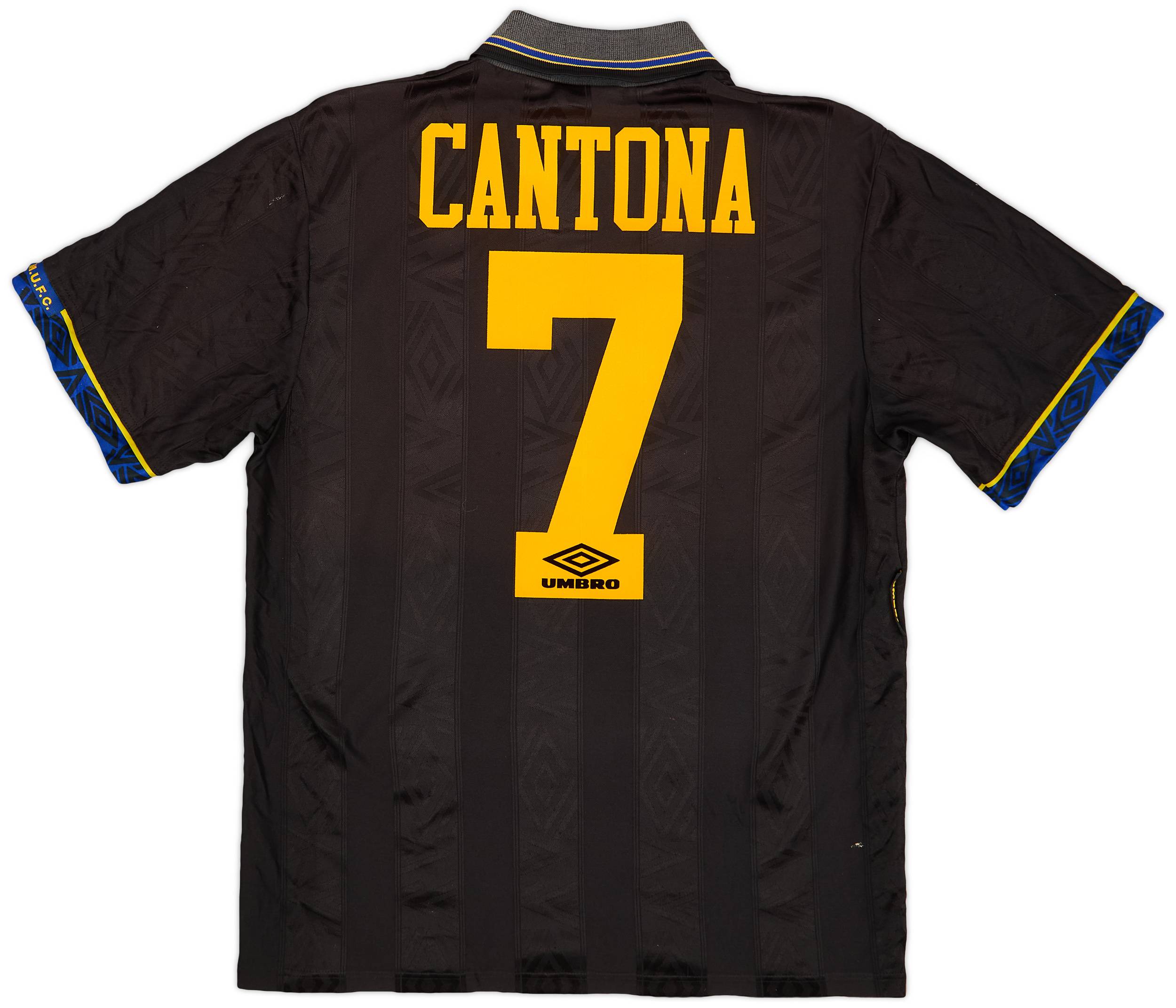 1993-95 Manchester United Away Shirt Cantona #7 - 6/10 - (M)