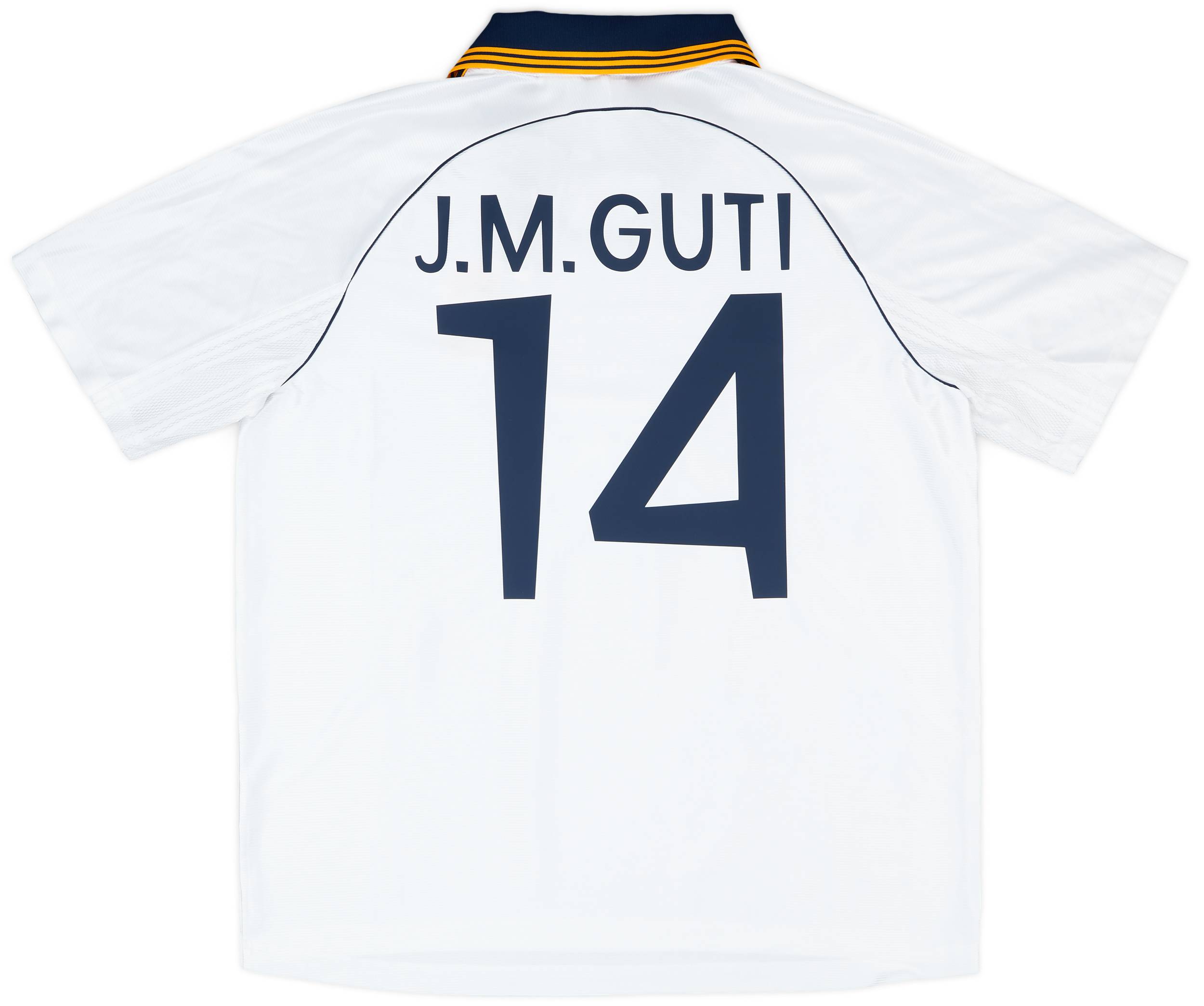 1999-00 Real Madrid adidas Reissue Home Shirt J.M.Guti #14 1999-00 Real Madrid adidas Reissue Home Shirt J.M.Guti #14