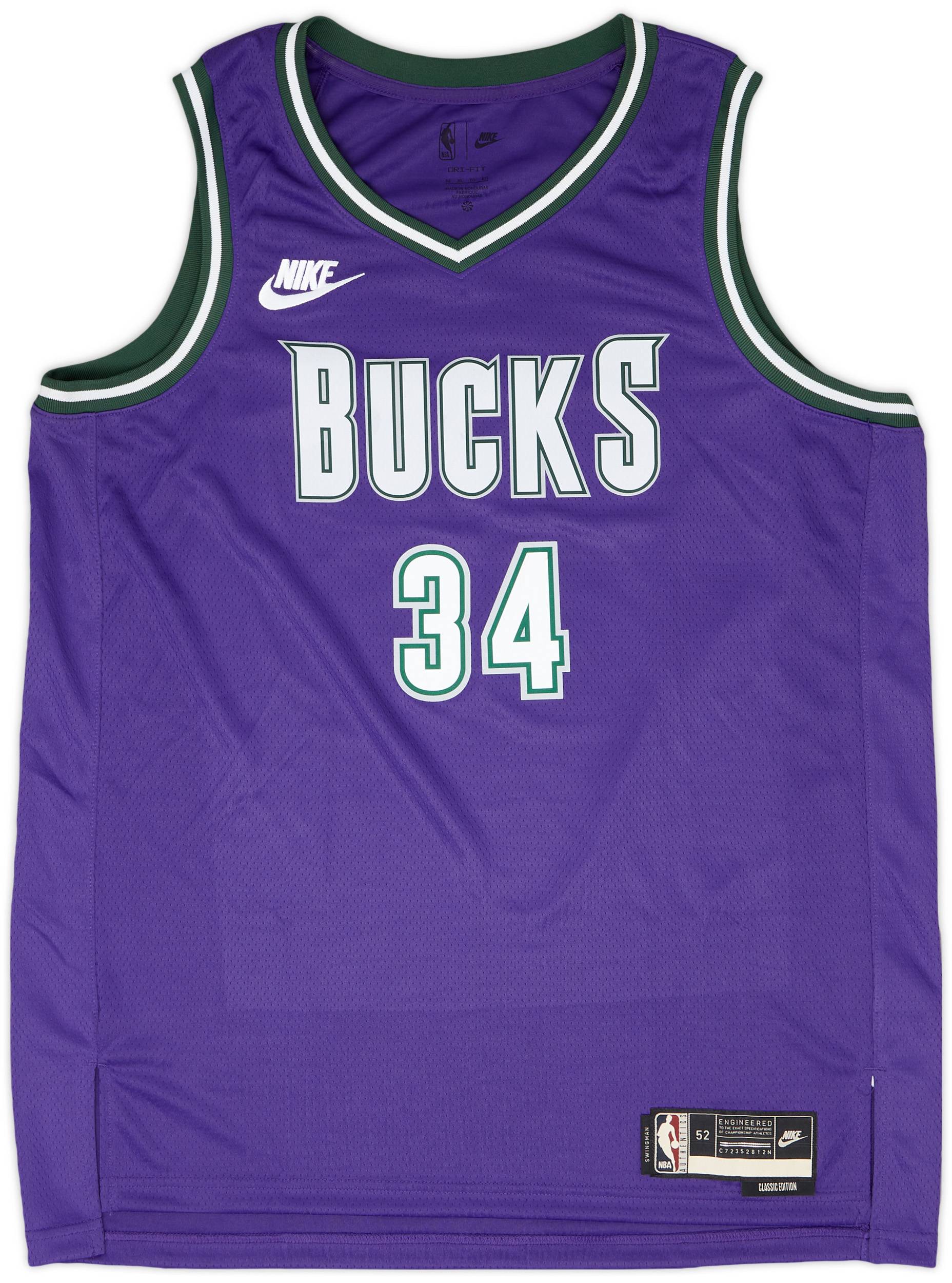 Nike Milwaukee Bucks ジャージ 34番 2022-23 Milwaukee Bucks Antetokounmpo #34 Nike Swingman