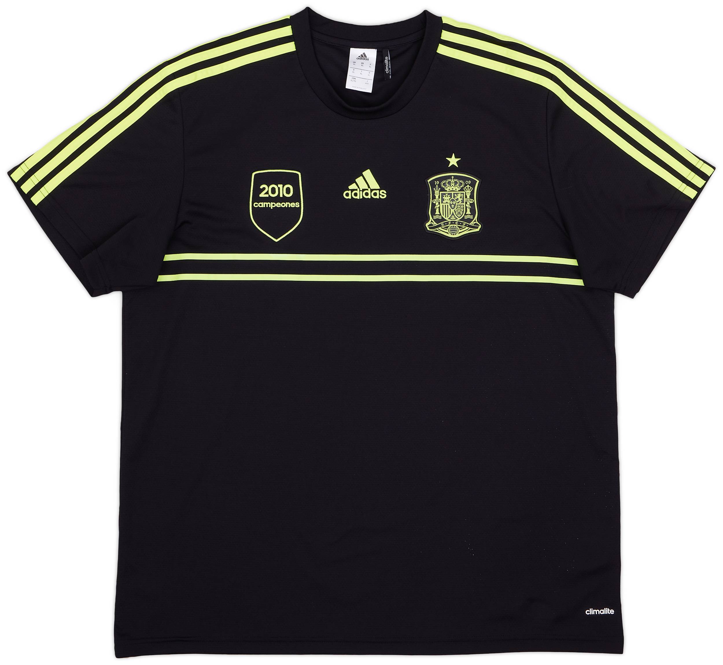 2013-15 Spain Campeones Training Shirt - 8/10 - (XL)