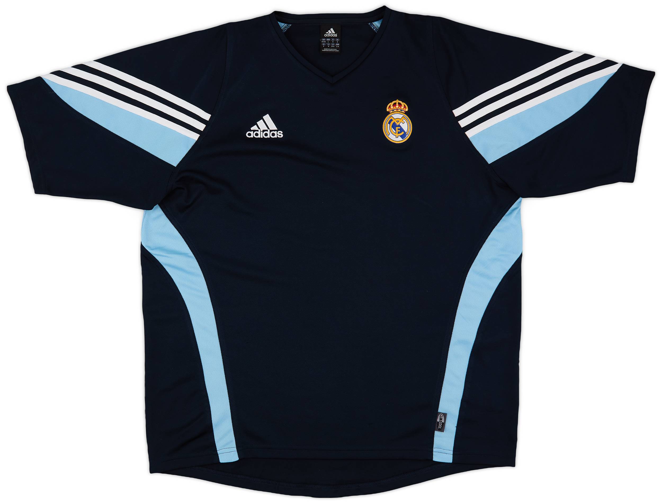 Vintage Ronaldo Real Madrid 03/04 CL Model Home Size L adidas Long Sleeve