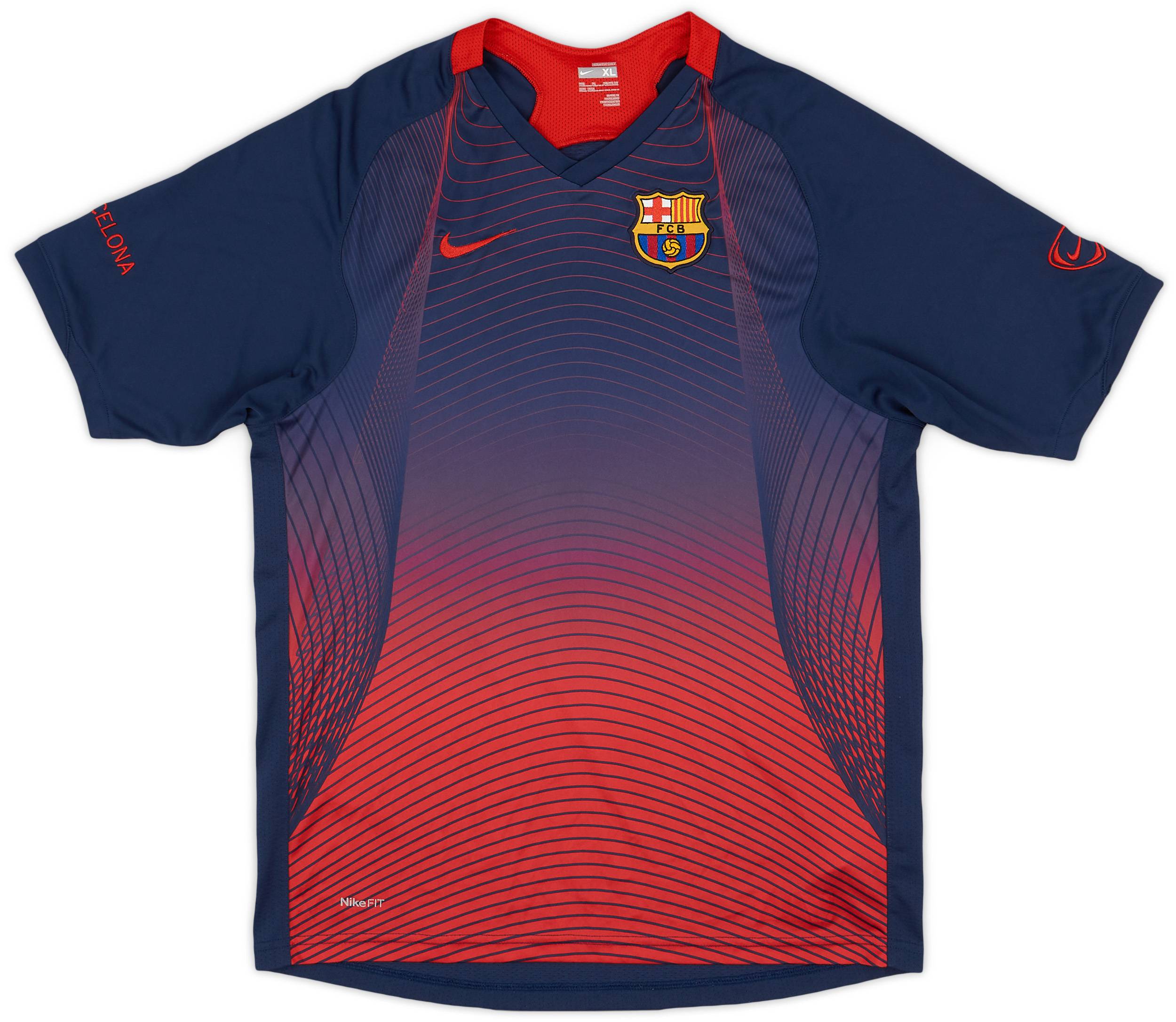 2007 08 Barcelona Nike Training Shirt 9 10 XL.Boys