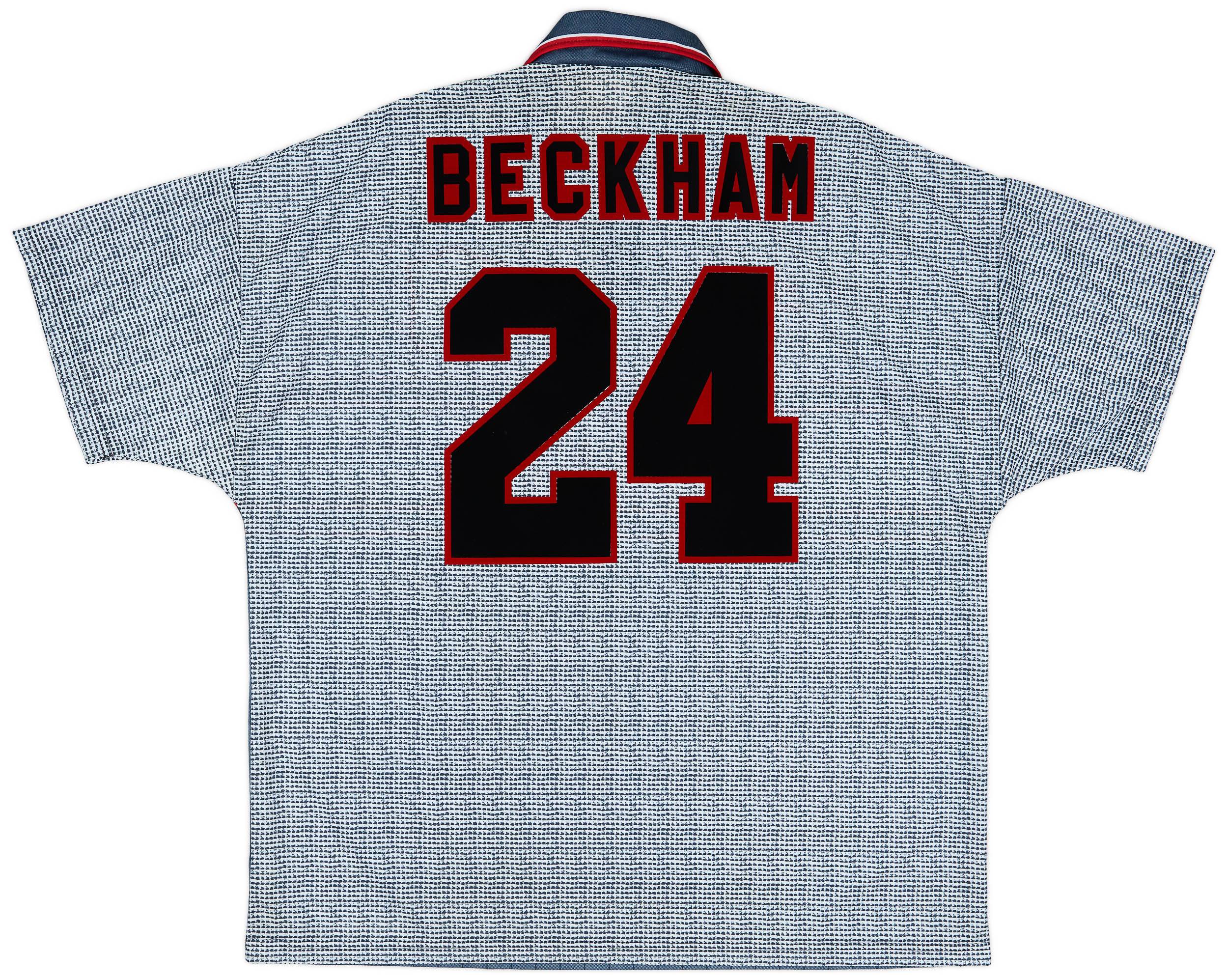 1995-96 Manchester United Away Shirt Beckham #24 (XXL)