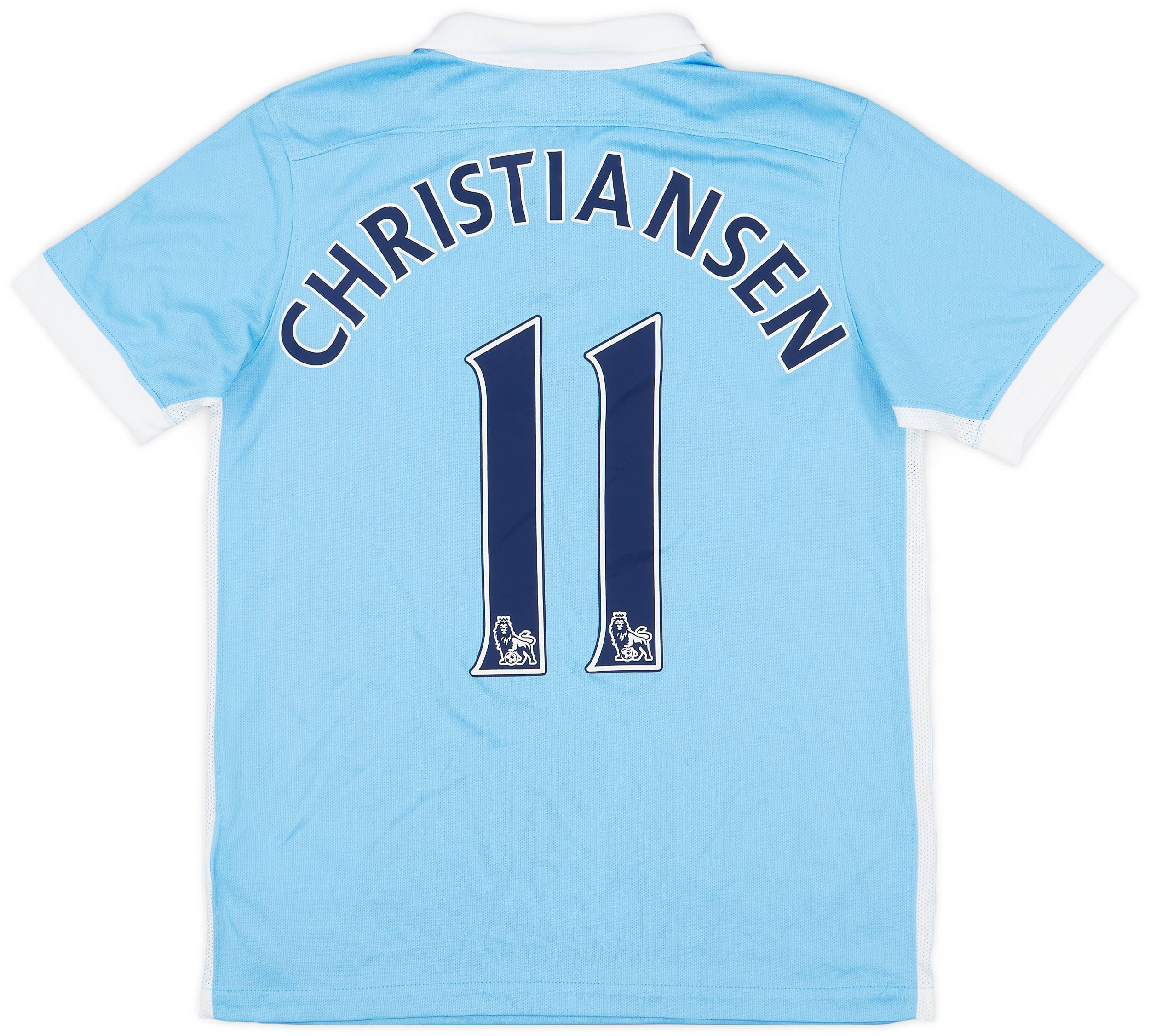 2015-16 Manchester City Home Shirt Christiansen #11 - 5/10 - (L.Boys)
