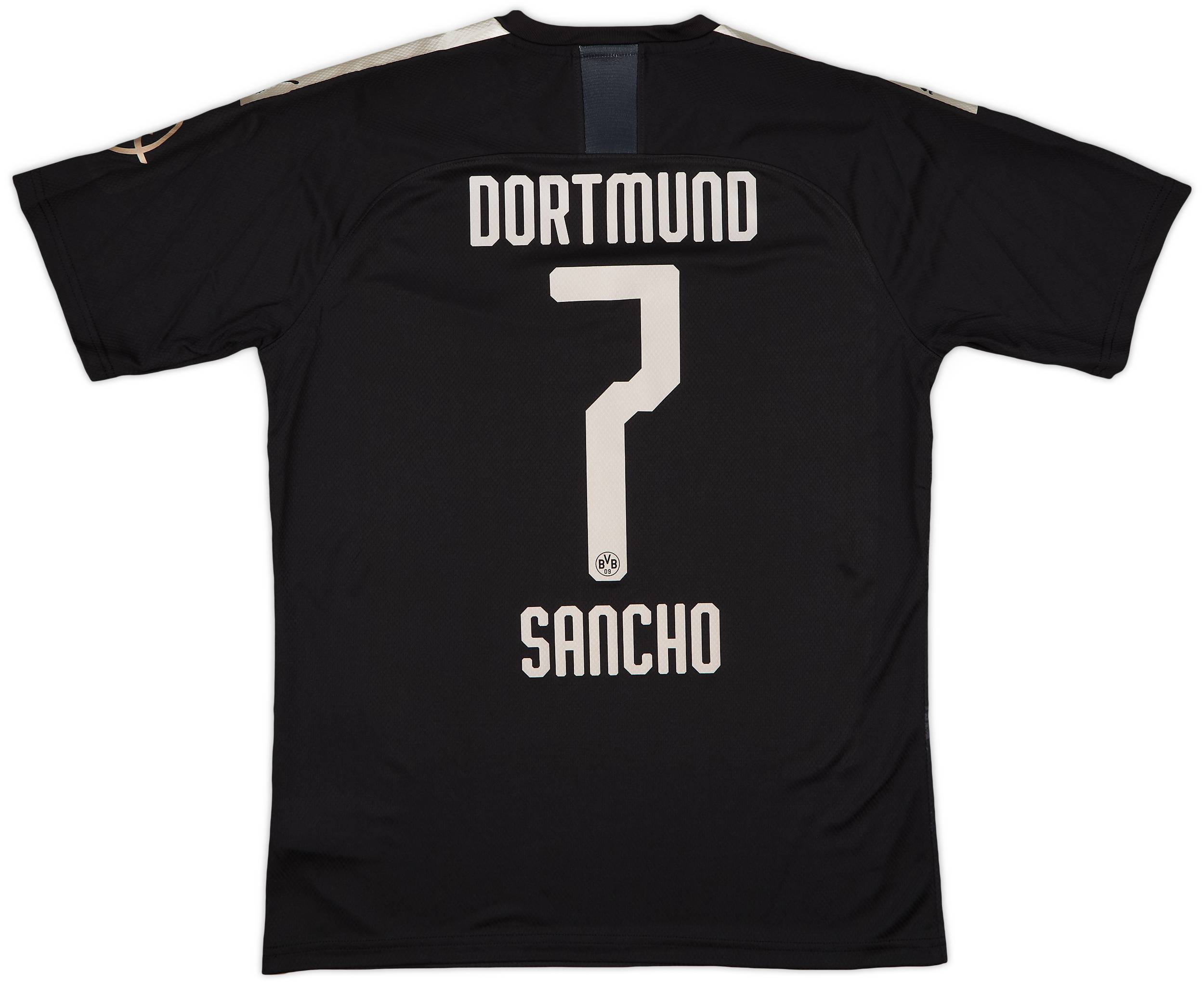 2019-20 Borussia Dortmund Player Issue Away Shirt Sancho #7 (L)