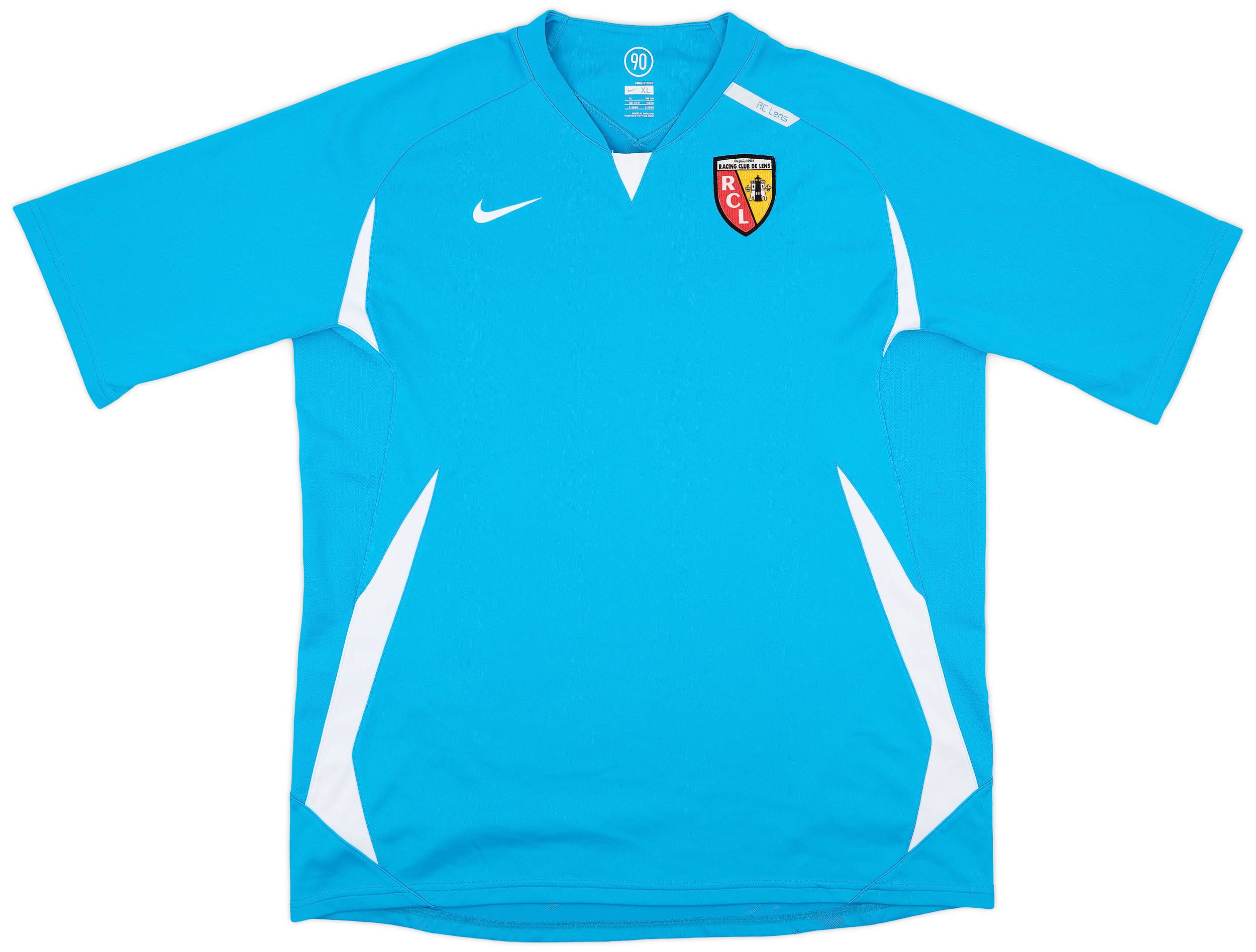 2007-08 RC Lens Player Issue NIke Training Shirt - 9/10 - (XL)