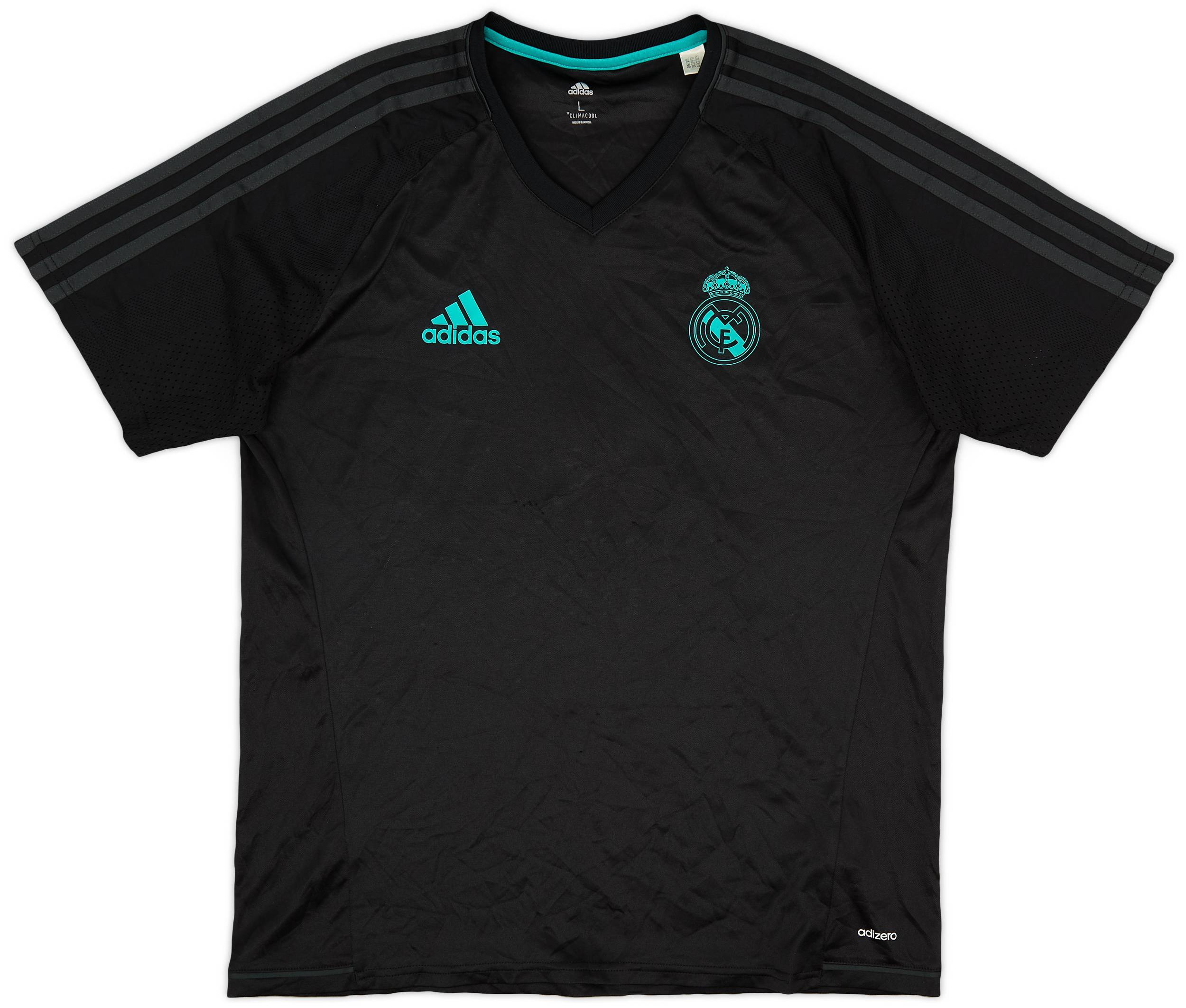 2017-18 Real Madrid adizero Training Shirt - 8/10 - (L)