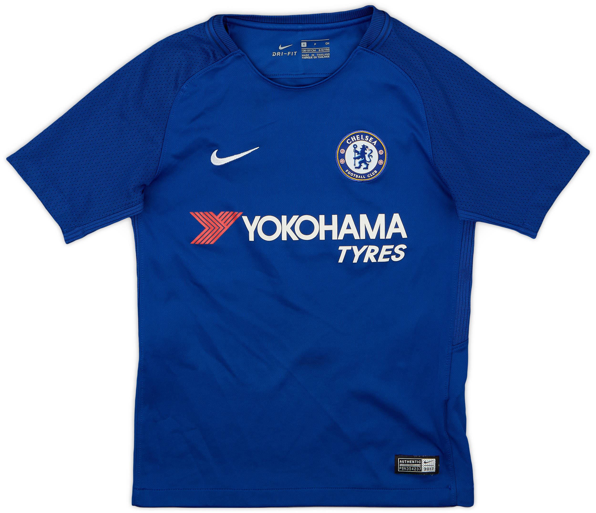2017-18 Chelsea Home Shirt - 9/10 - (S.Boys)