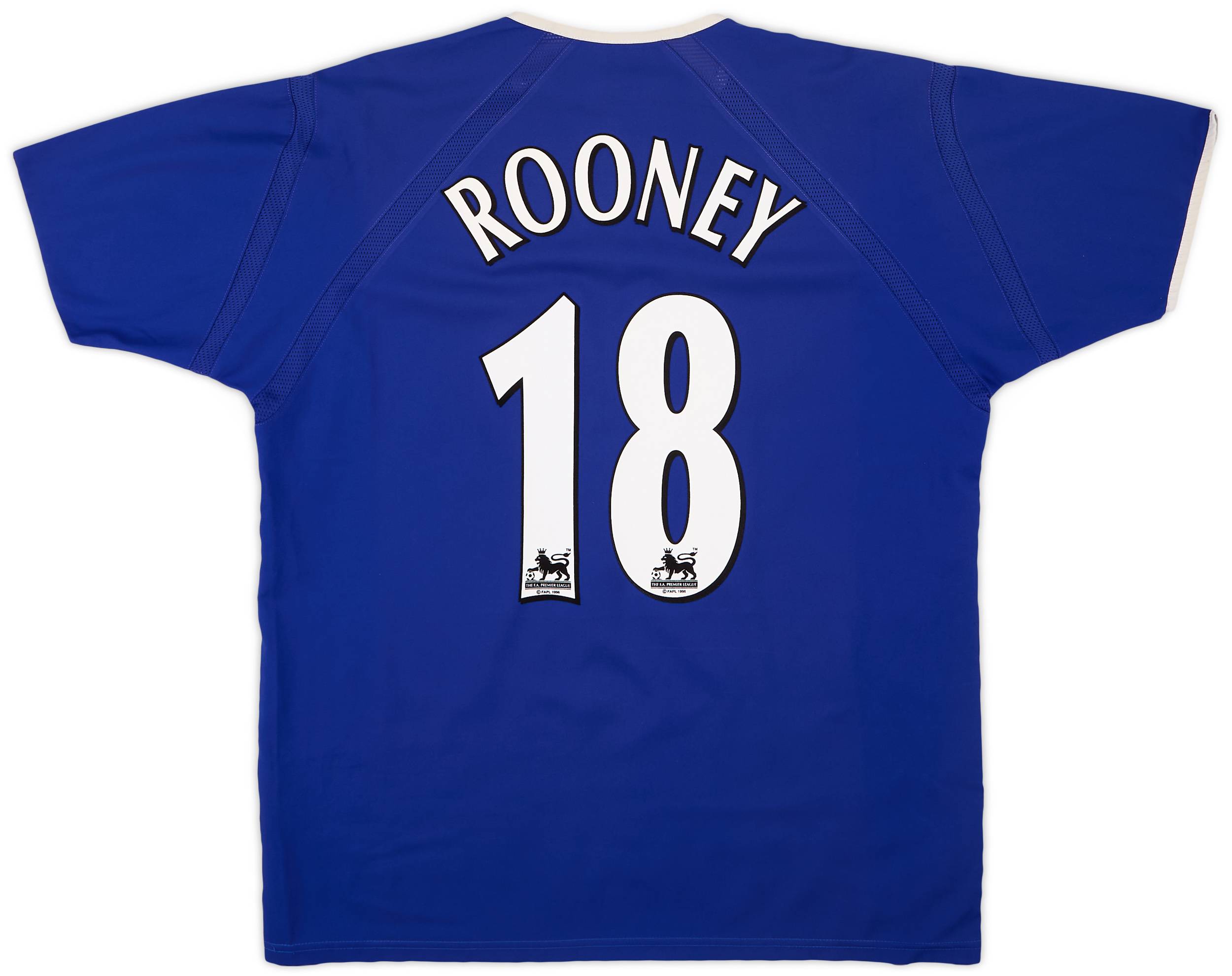 2003-04 Everton Home Shirt Rooney #18 - 8/10 - (L)