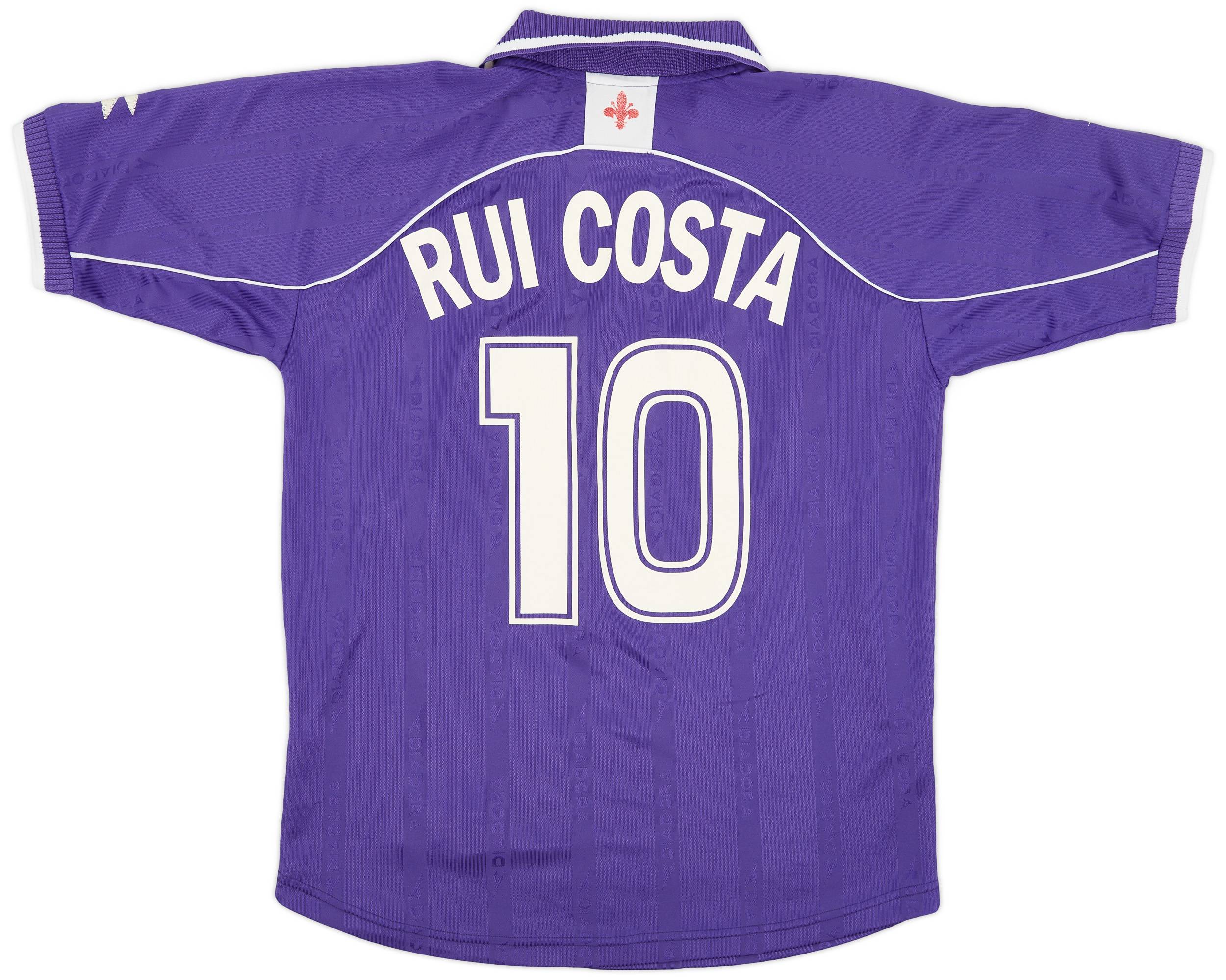 2000-01 Fiorentina Home Shirt Rui Costa #10 - 5/10 - (XL)