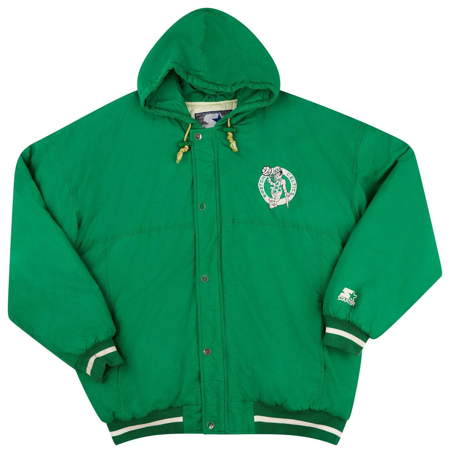 1990s Boston Celtics Starter Rain Coat XL
