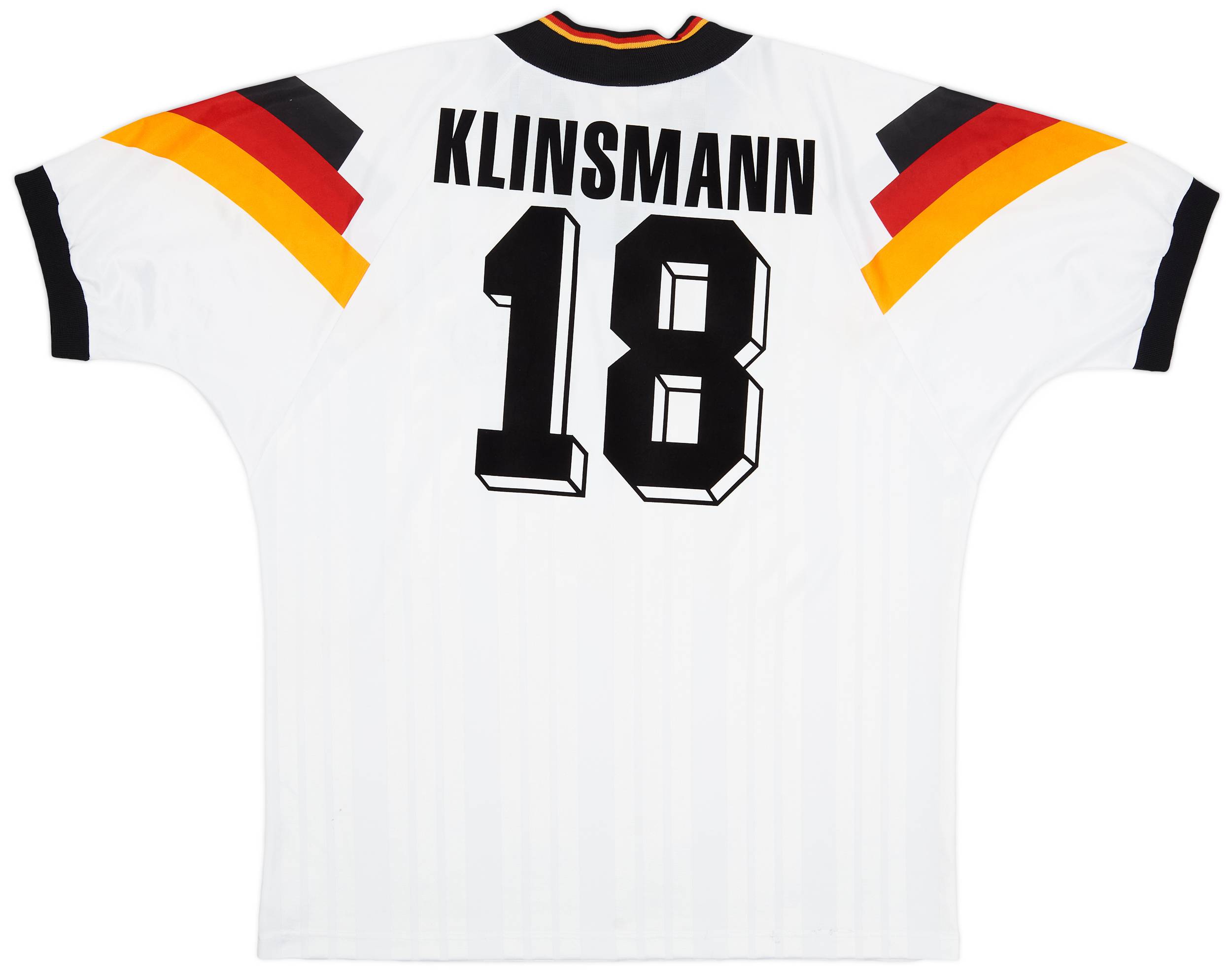 1992-94 Germany Home Shirt Klinsmann #18 - 7/10 - (XL)