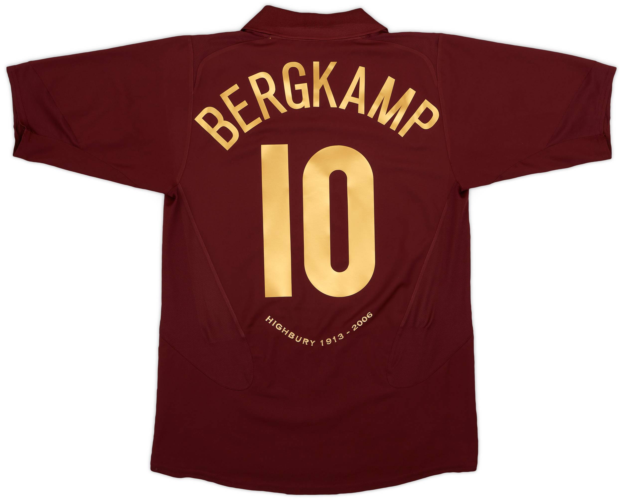 2005-06 Arsenal Home Shirt Bergkamp #10 - 8/10 - (M)