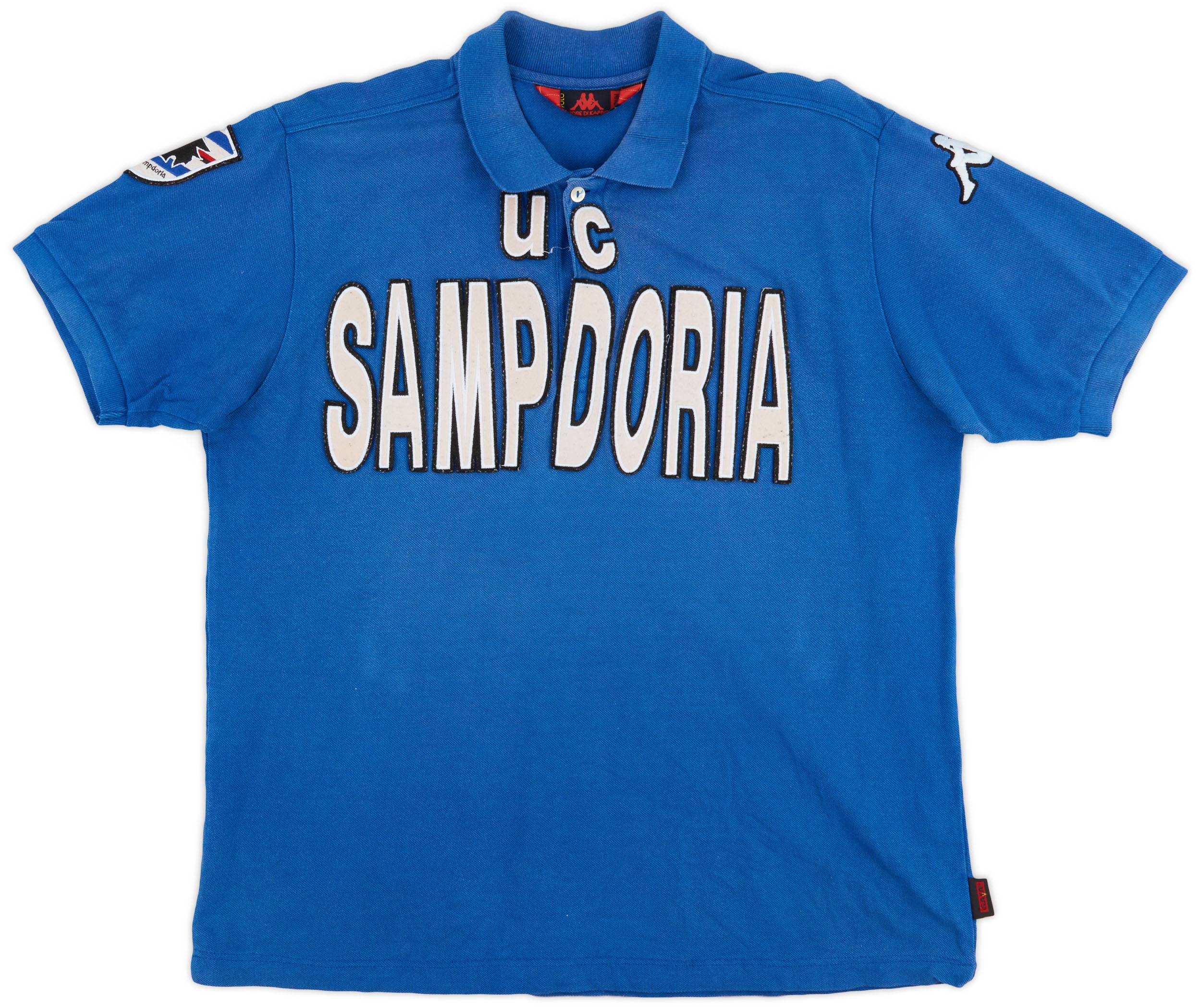 2008-09 Sampdoria Kappa Polo Shirt - 6/10 - (M)