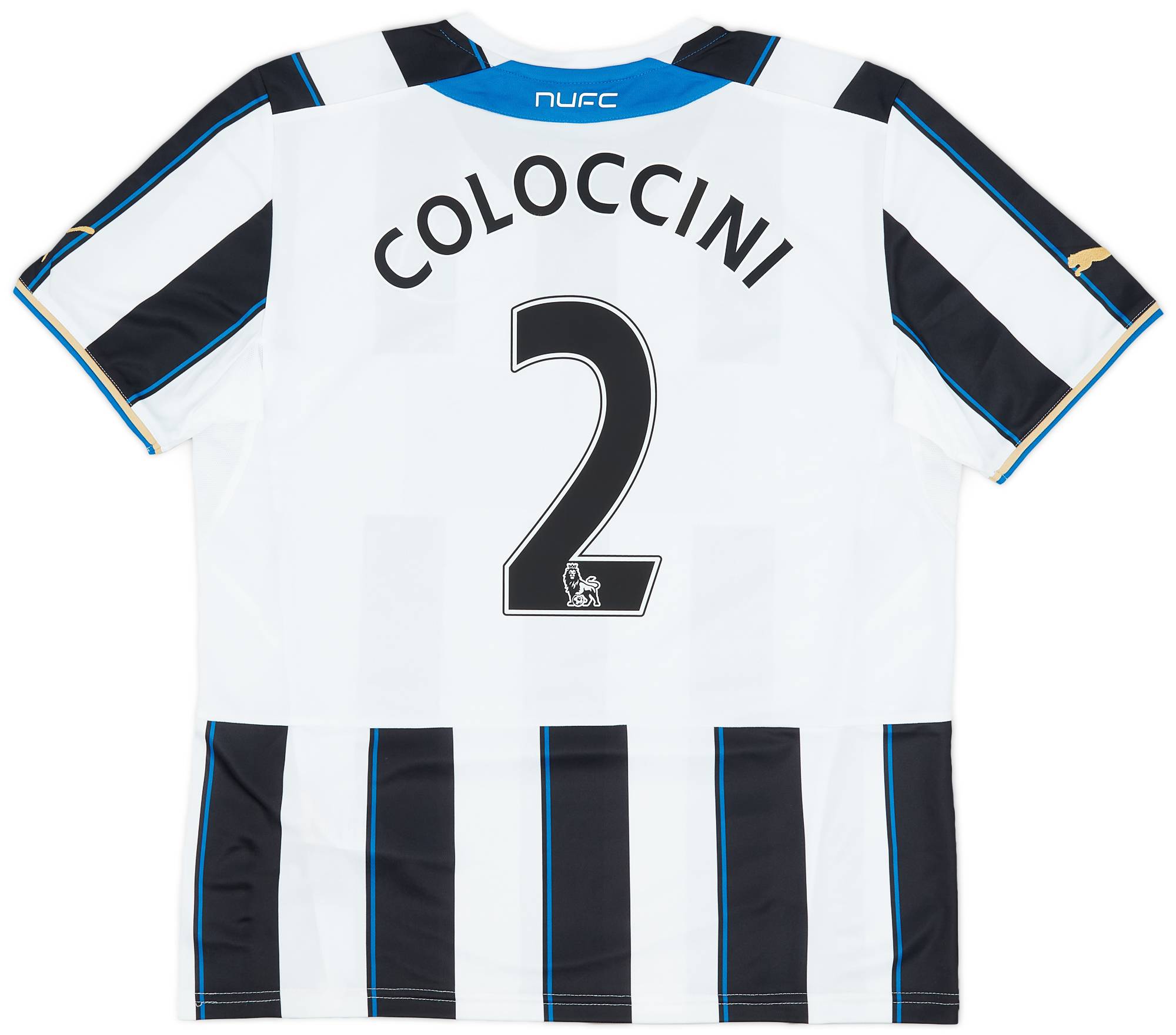 2013-14 Newcastle Home Shirt Coloccini #2 (M)
