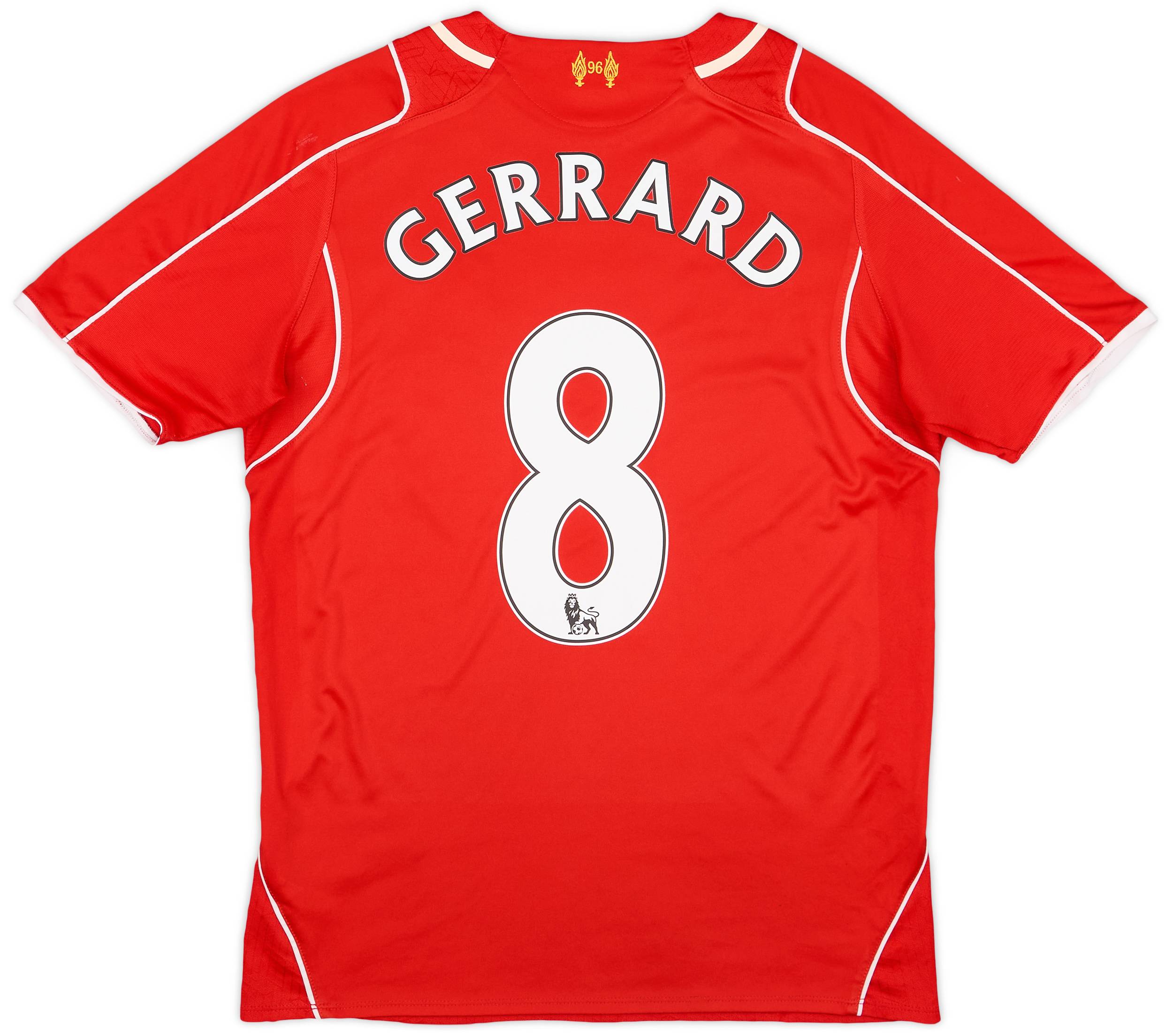 2014-15 Liverpool Home Shirt Gerrard #8 - 5/10 - (S)
