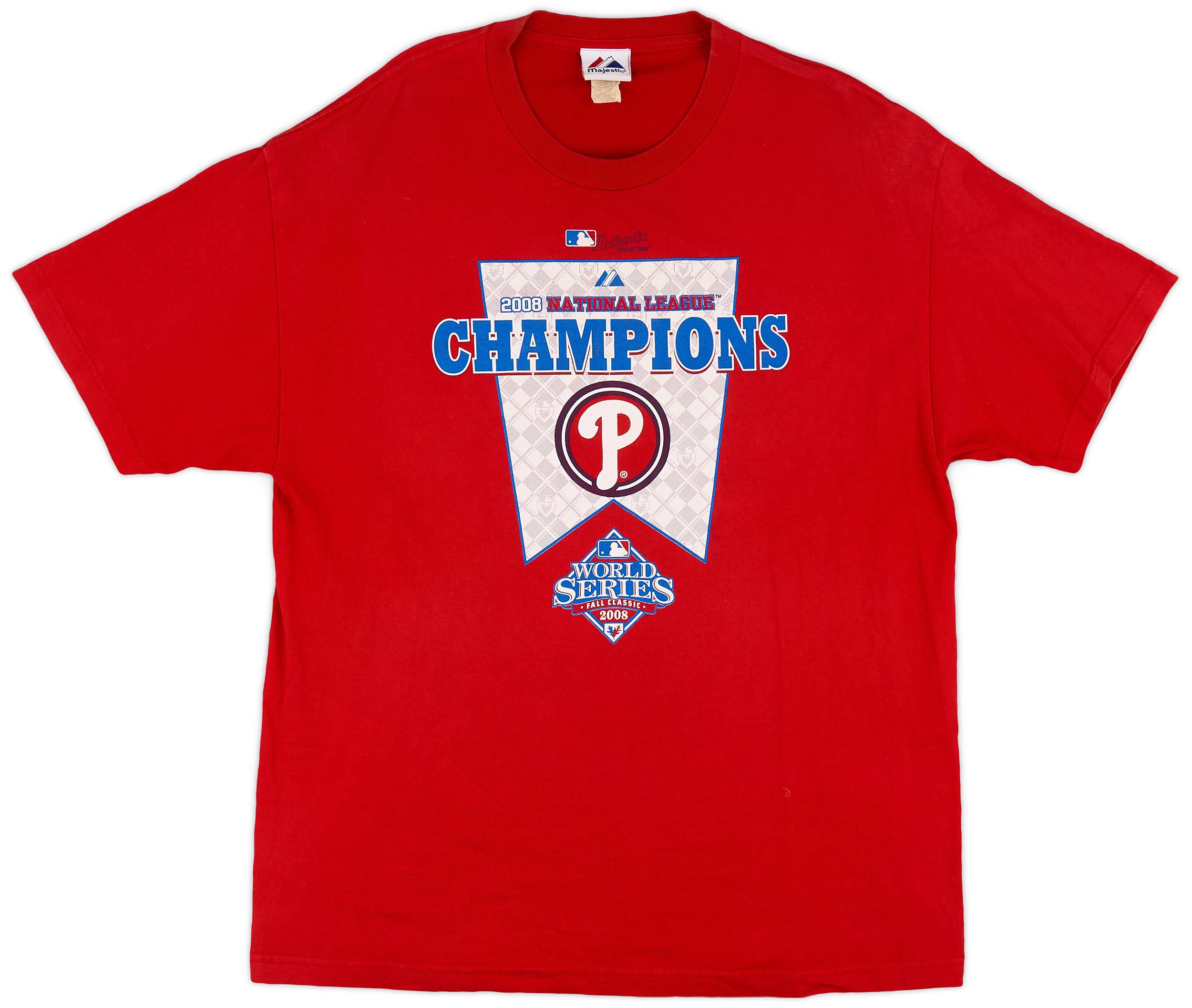 2008 Philadelphia Phillies National League Champions Majestic Tee - 6/10 - (XL)