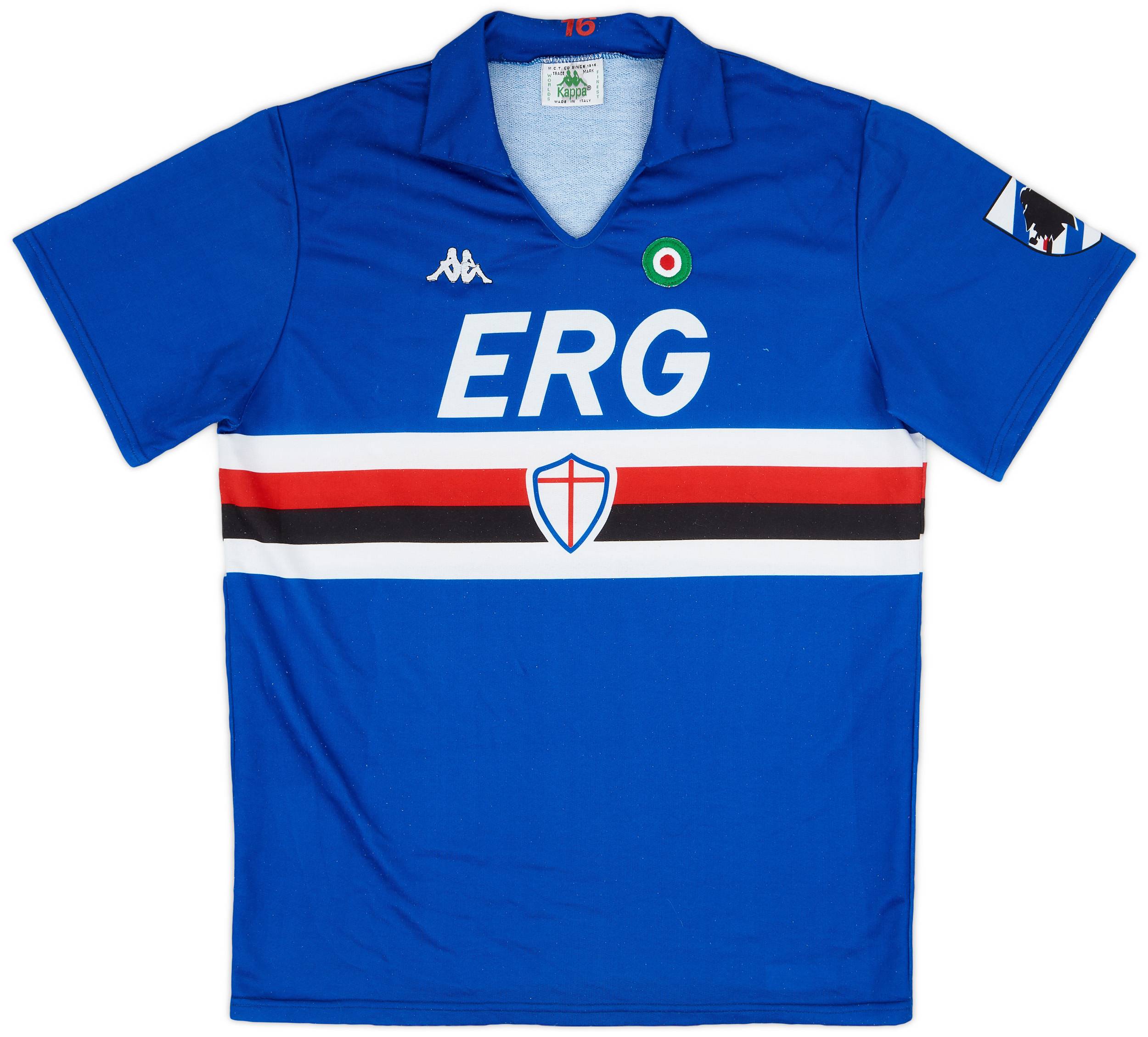 1989-90 Sampdoria Home Shirt - 8/10 - (XL)