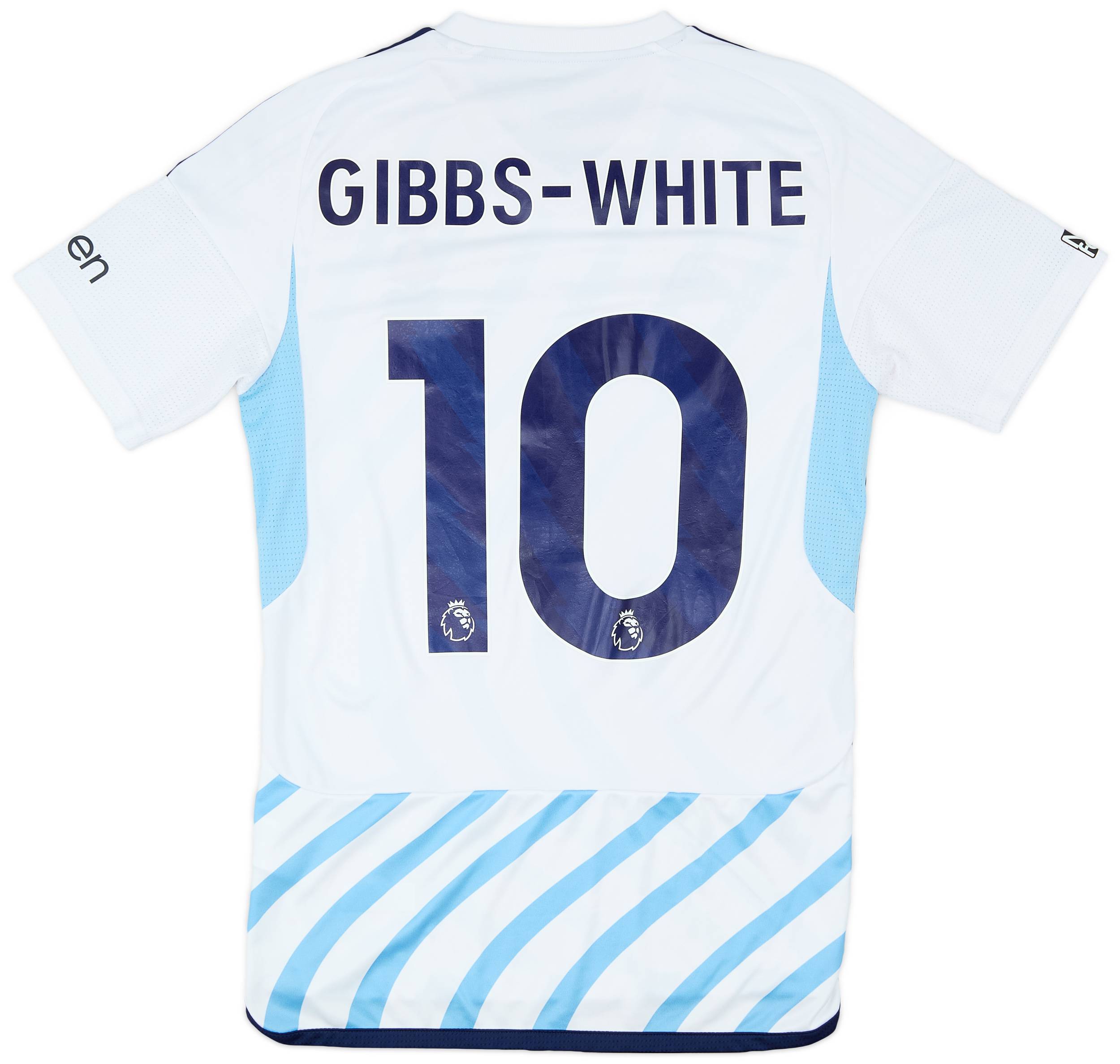 2023-24 Nottingham Forest Match Issue Away Shirt Gibbs-White #10