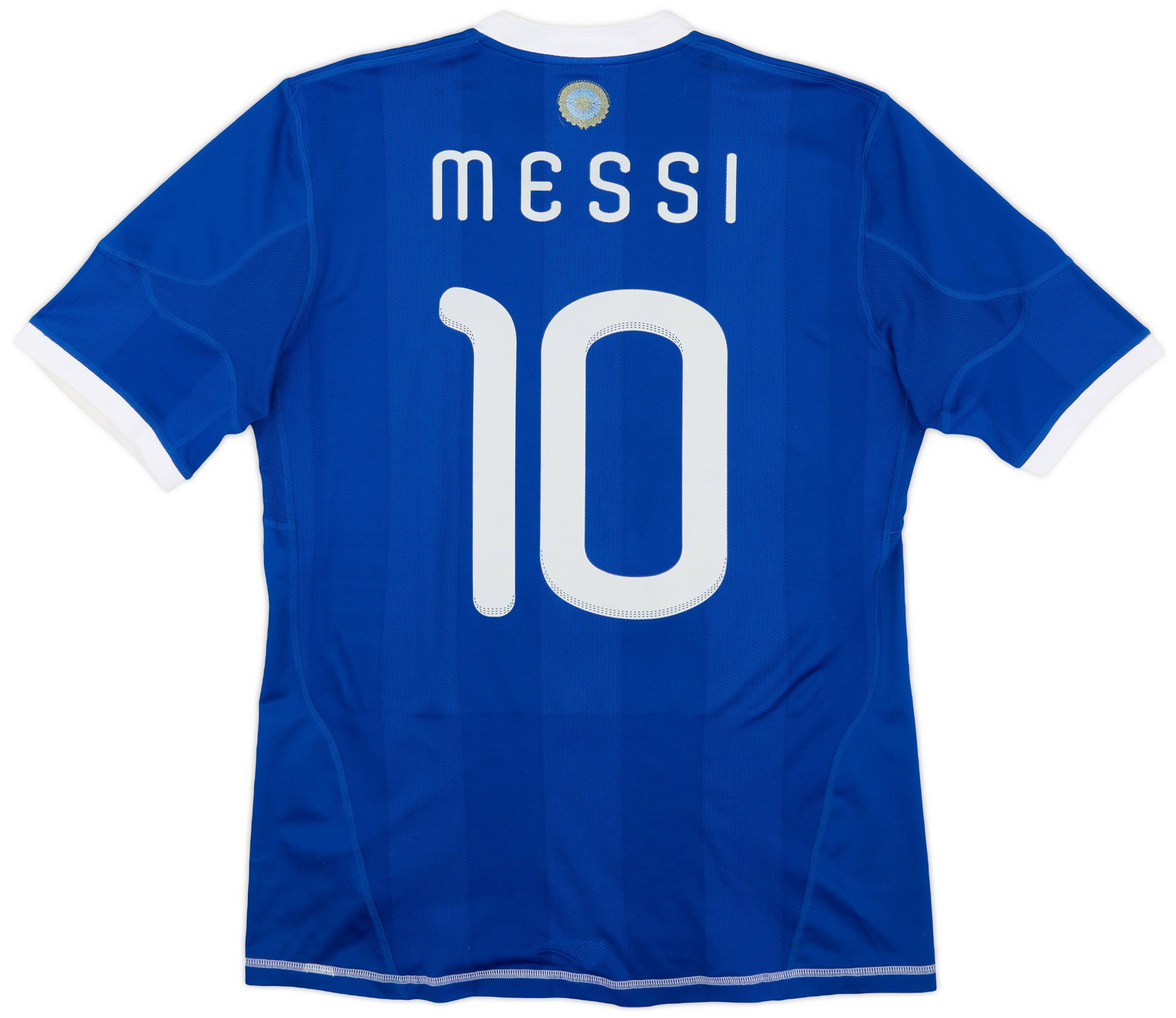 2010-11 Argentina Away Shirt Messi #10 - 6/10 - (M)
