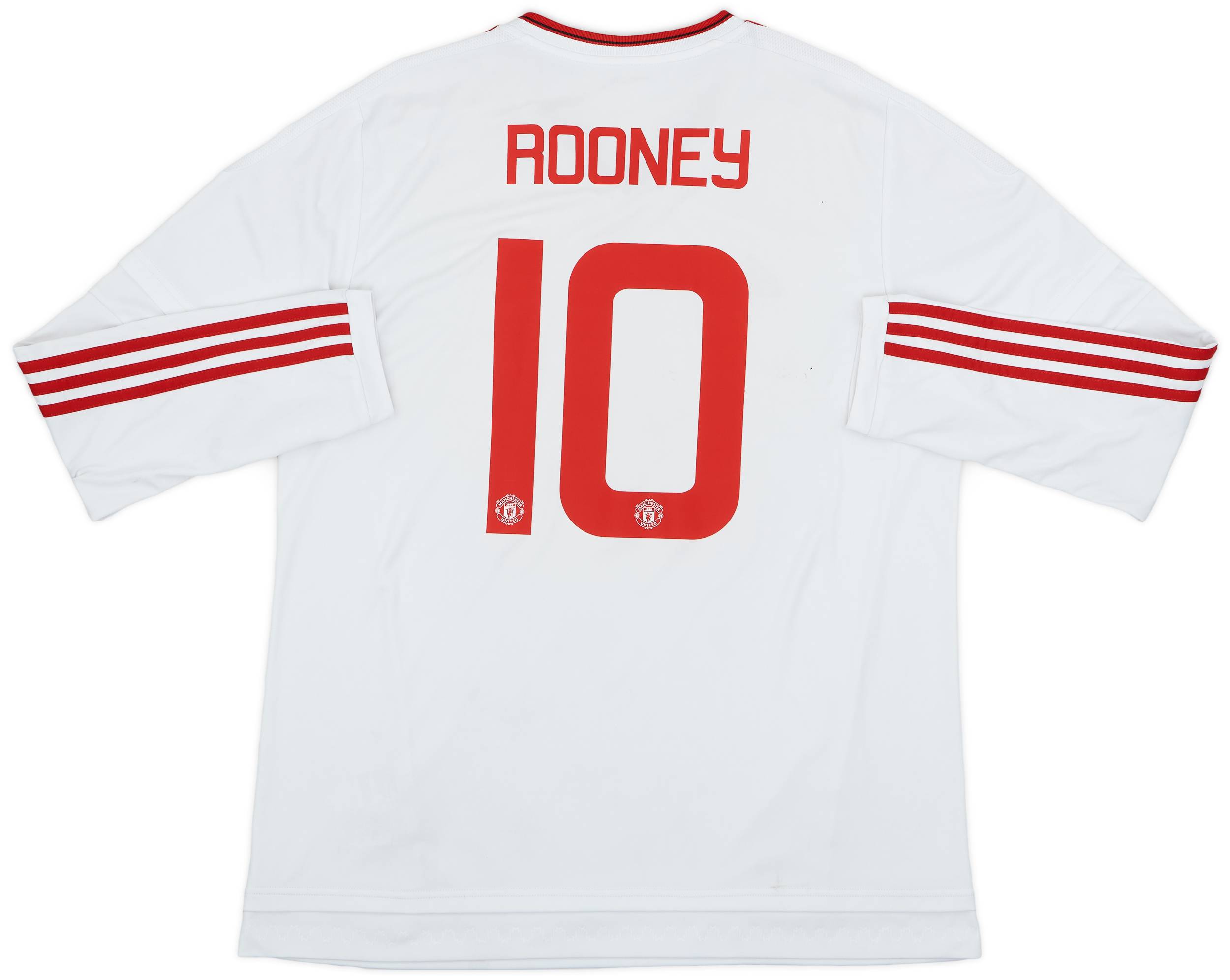 2015-16 Manchester United Away L/S Shirt Rooney #10 - 5/10 - (XL)