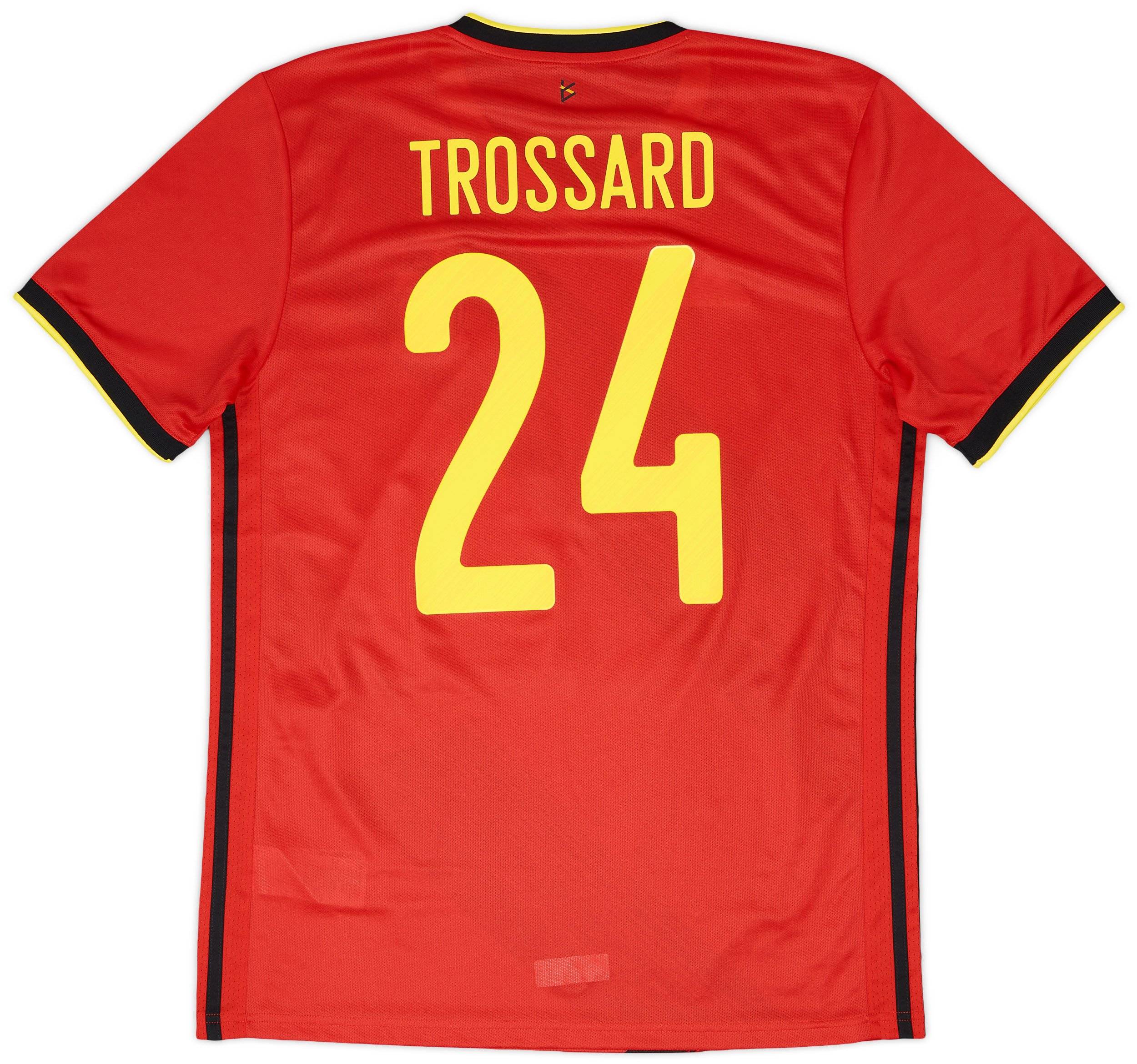 2020-21 Belgium Home Shirt Trossard #24 - 9/10 - (M)