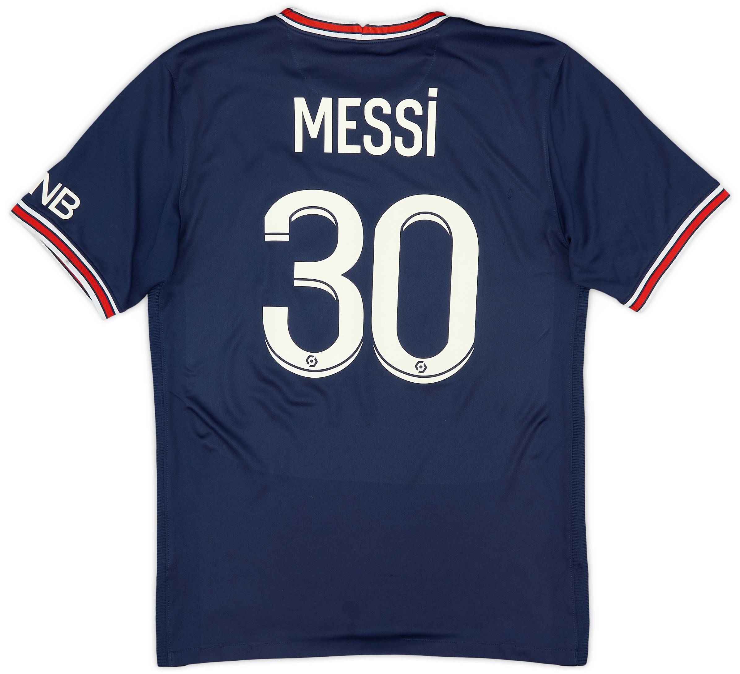 2021-22 Paris Saint-Germain Home Shirt Messi #30 - 6/10 - (S)
