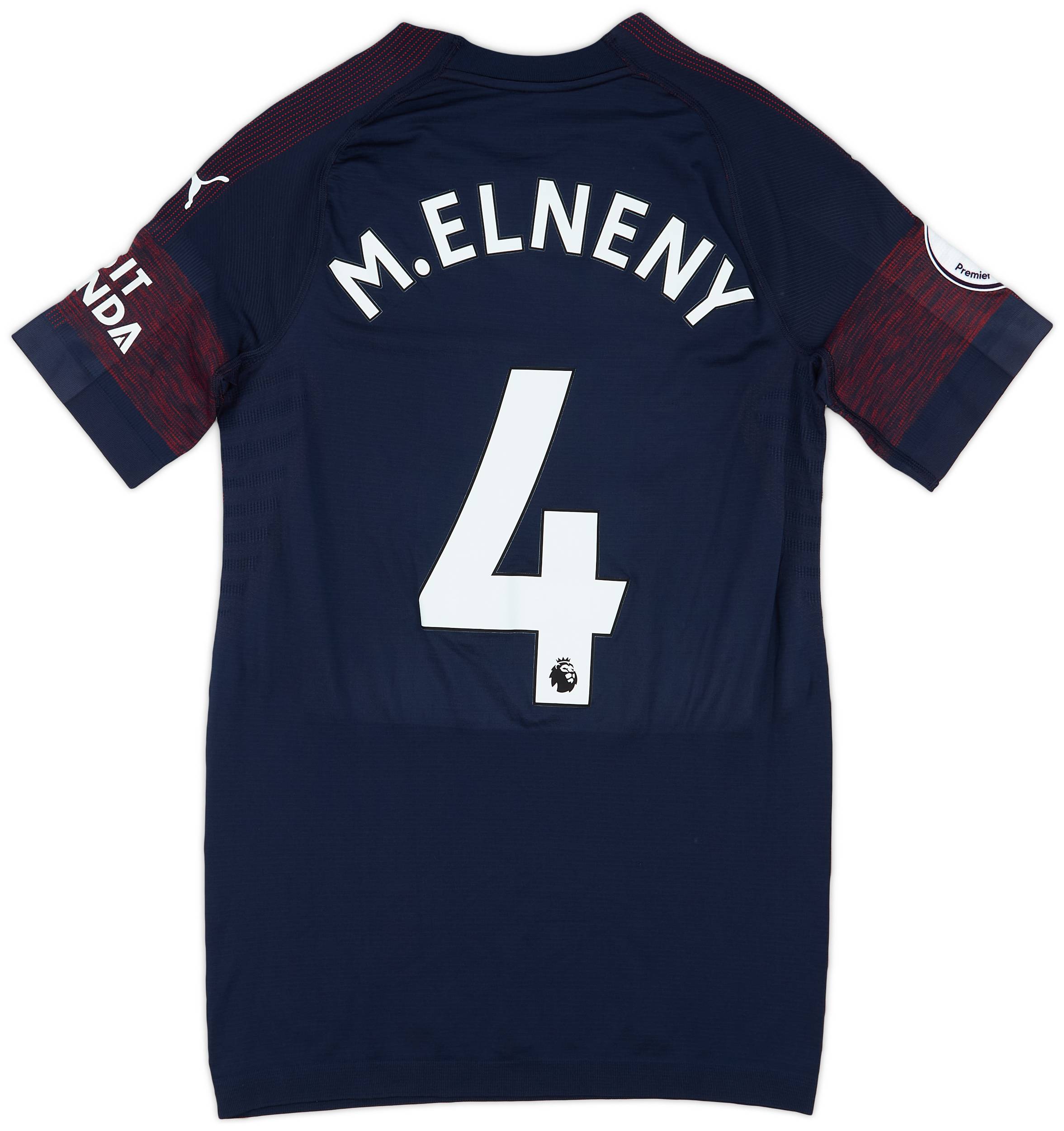 2018-19 Arsenal Match Issue Away Shirt M. Elneny #4