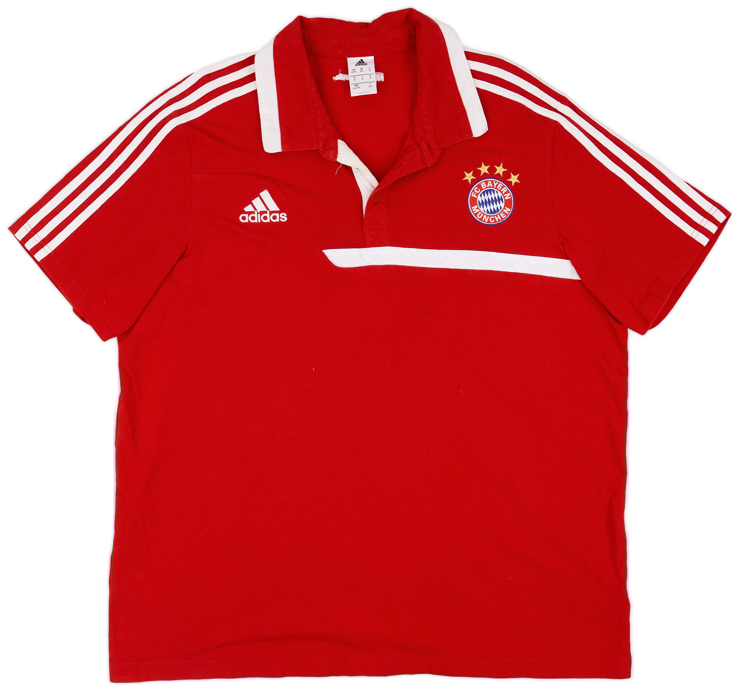2013-14 Bayern Munich adidas Polo Shirt - 9/10 - (3XL)