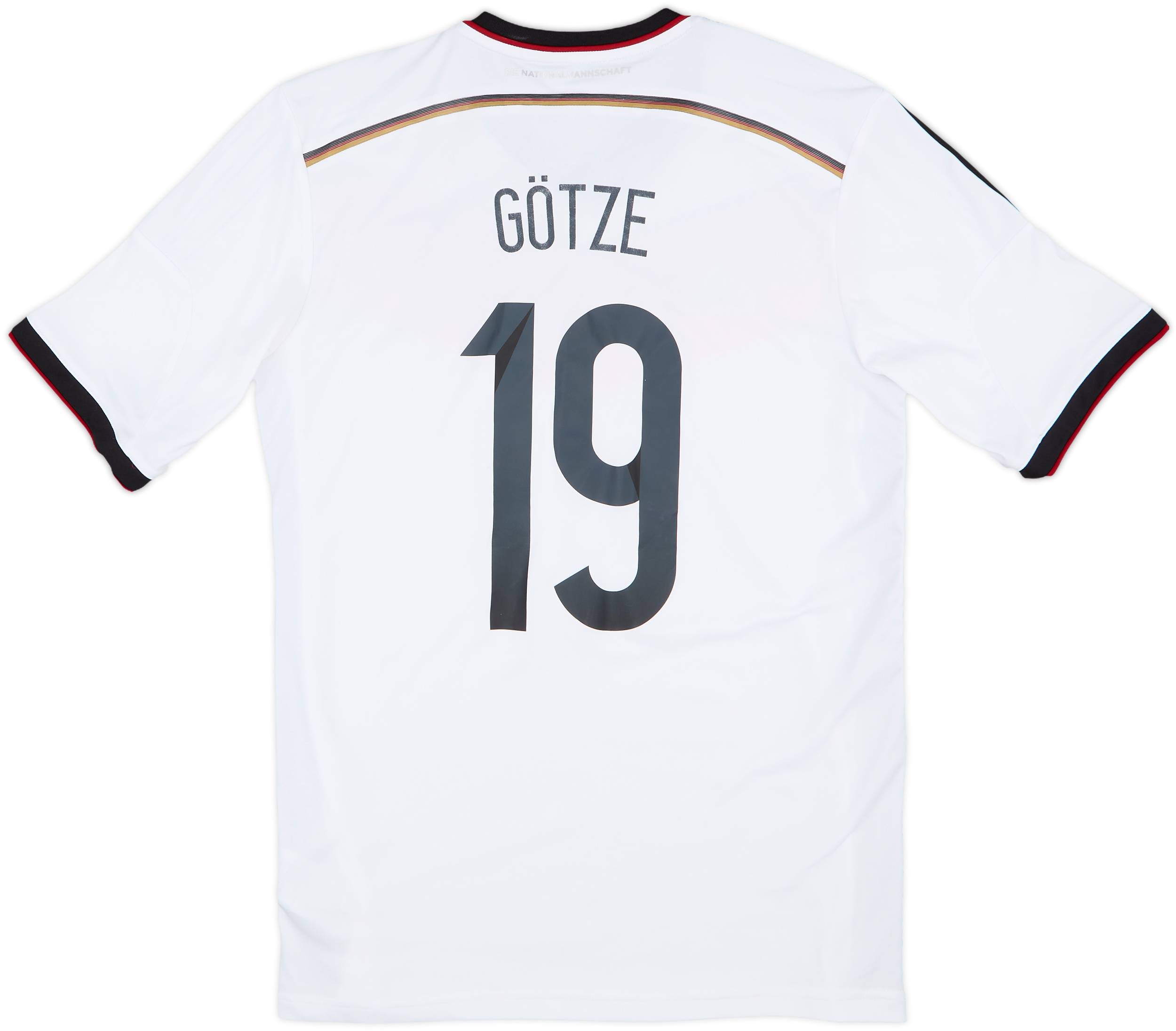 2014-15 Germany Home Shirt Gotze #19 - 8/10 - (L)