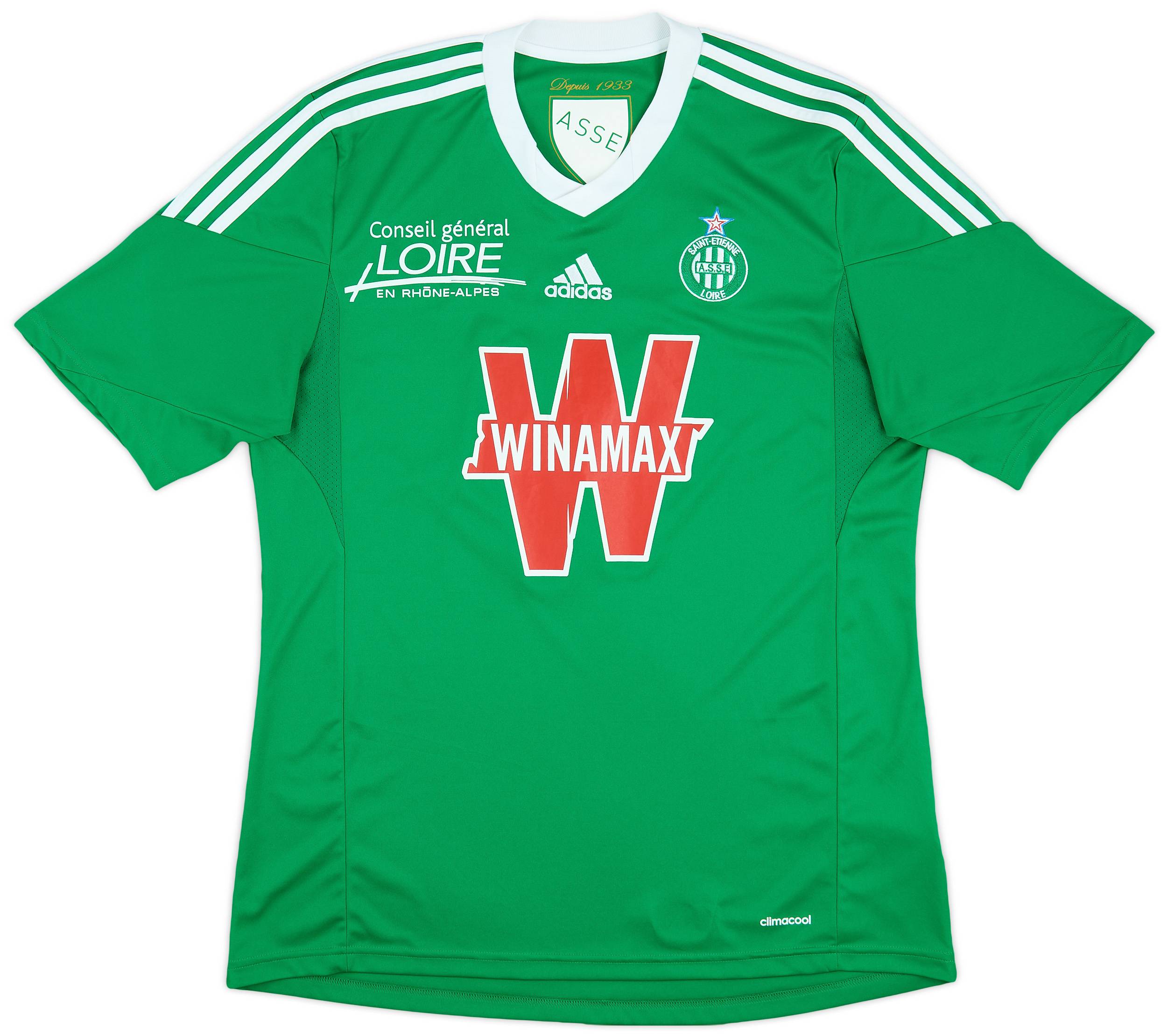 2013-14 Saint-Etienne Home Shirt - 8/10 - (L)