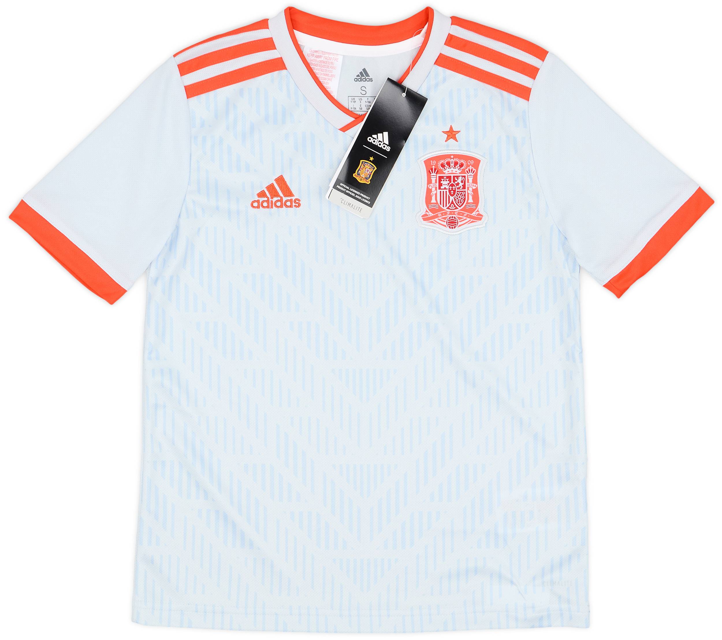 2018-19 Spain Away Shirt (S.Boys)