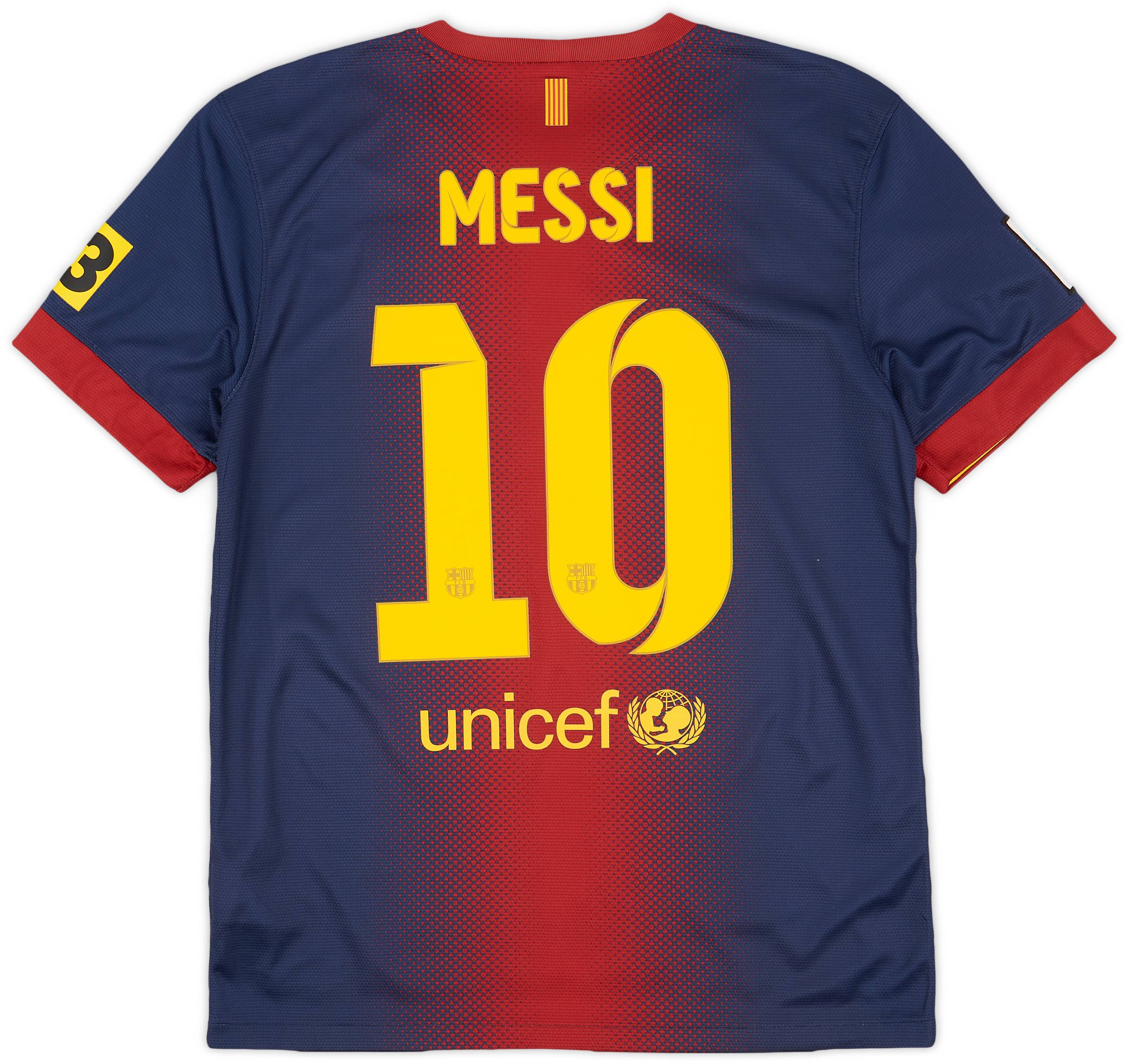 2012-13 Barcelona Home Shirt Messi #10 - 8/10 - (M)