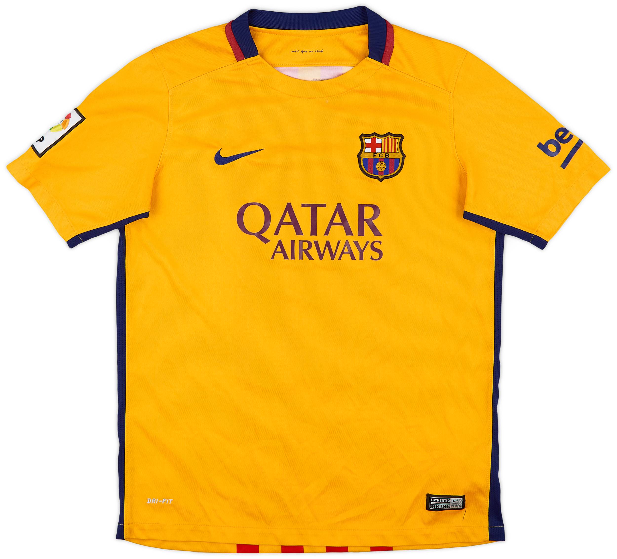 FC Barcelona Neymar Jr. 11番シャツ 2015 2015-16 Barcelona Home Shirt Neymar Jr #11 - 8/10 - (XS.Boys)