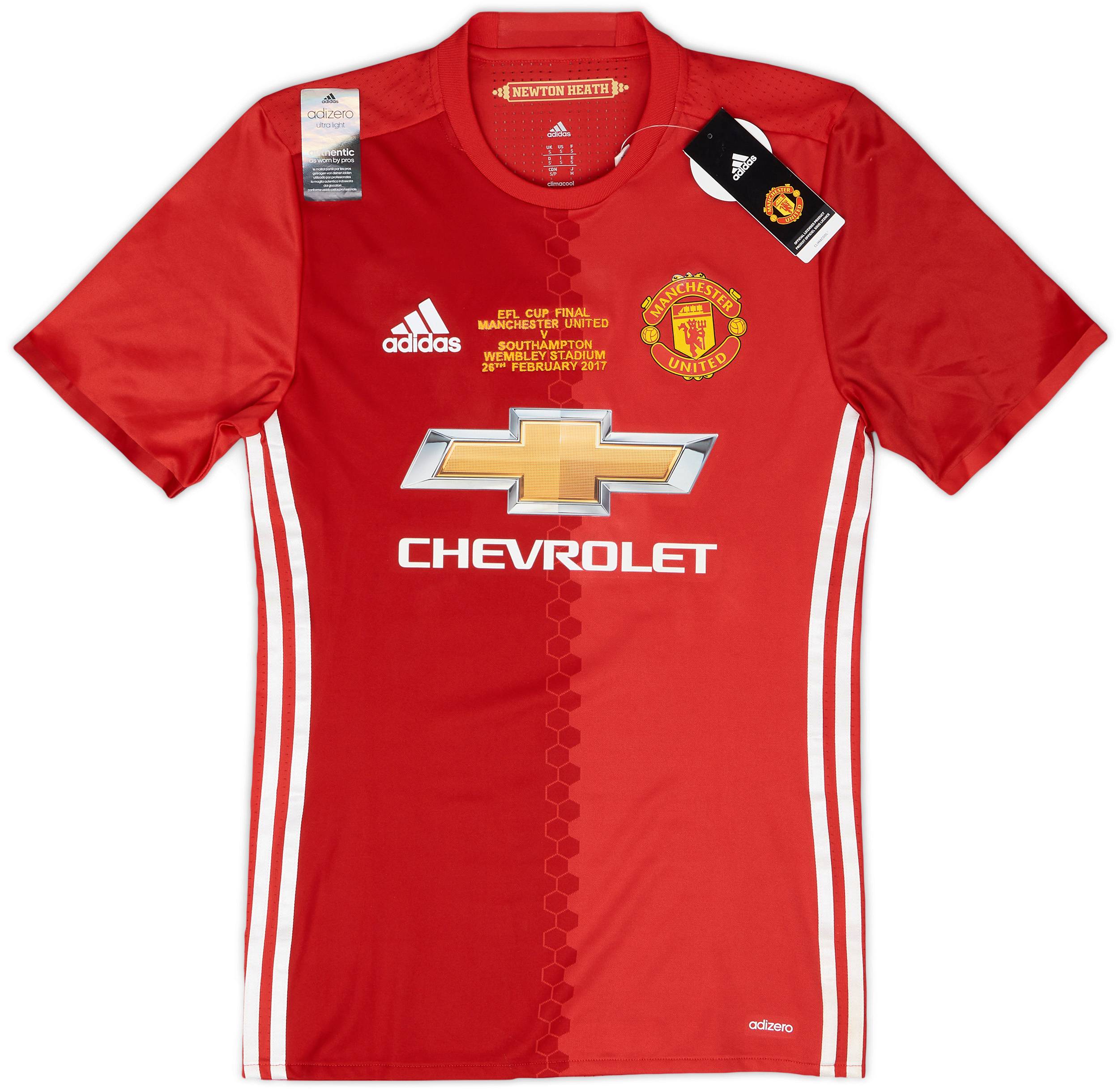 2016-17 Manchester United 'EFL Cup Final' Authentic Home Shirt (S)
