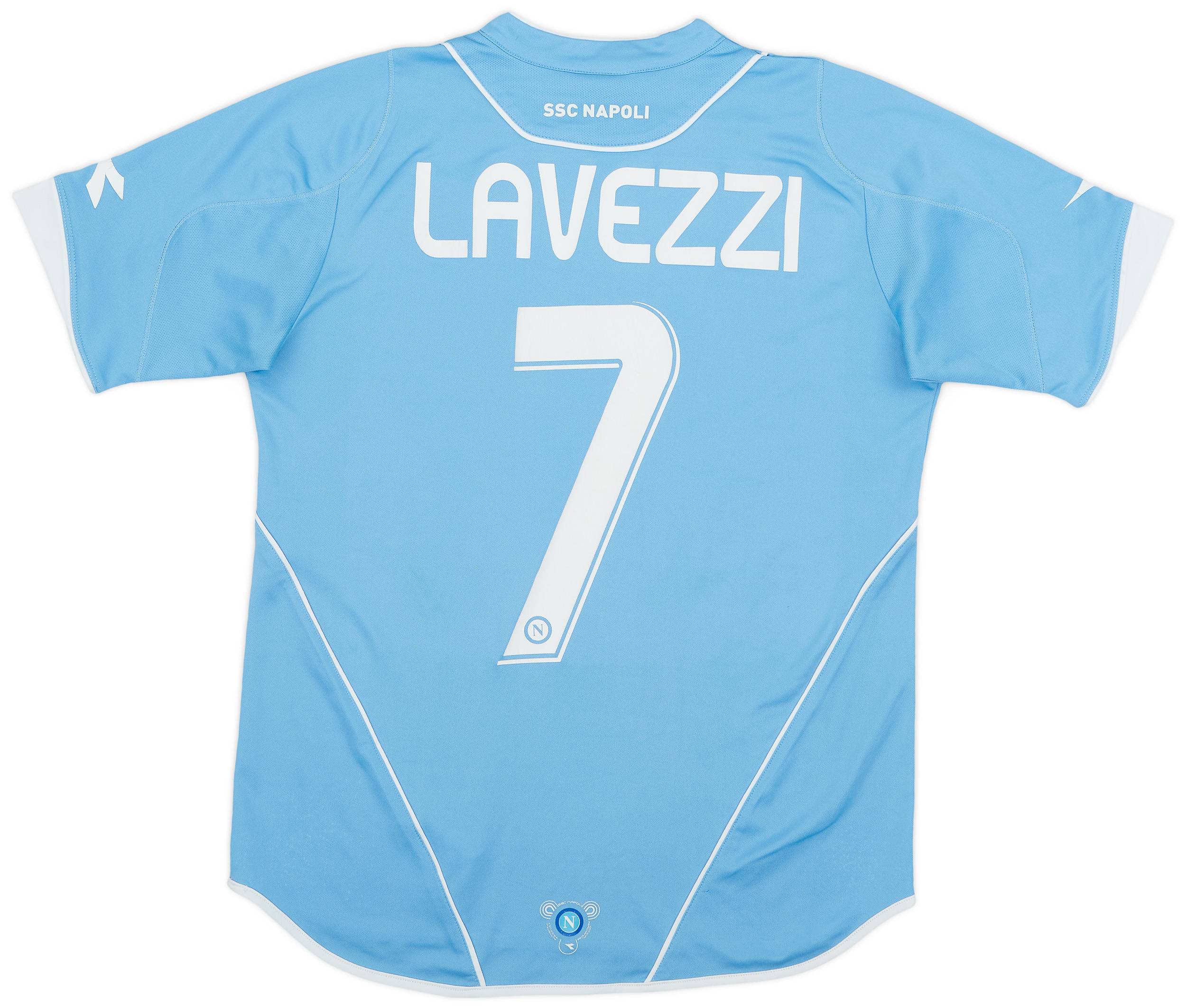 2007-08 Napoli Home Shirt Lavezzi #7 - 6/10 - (S)