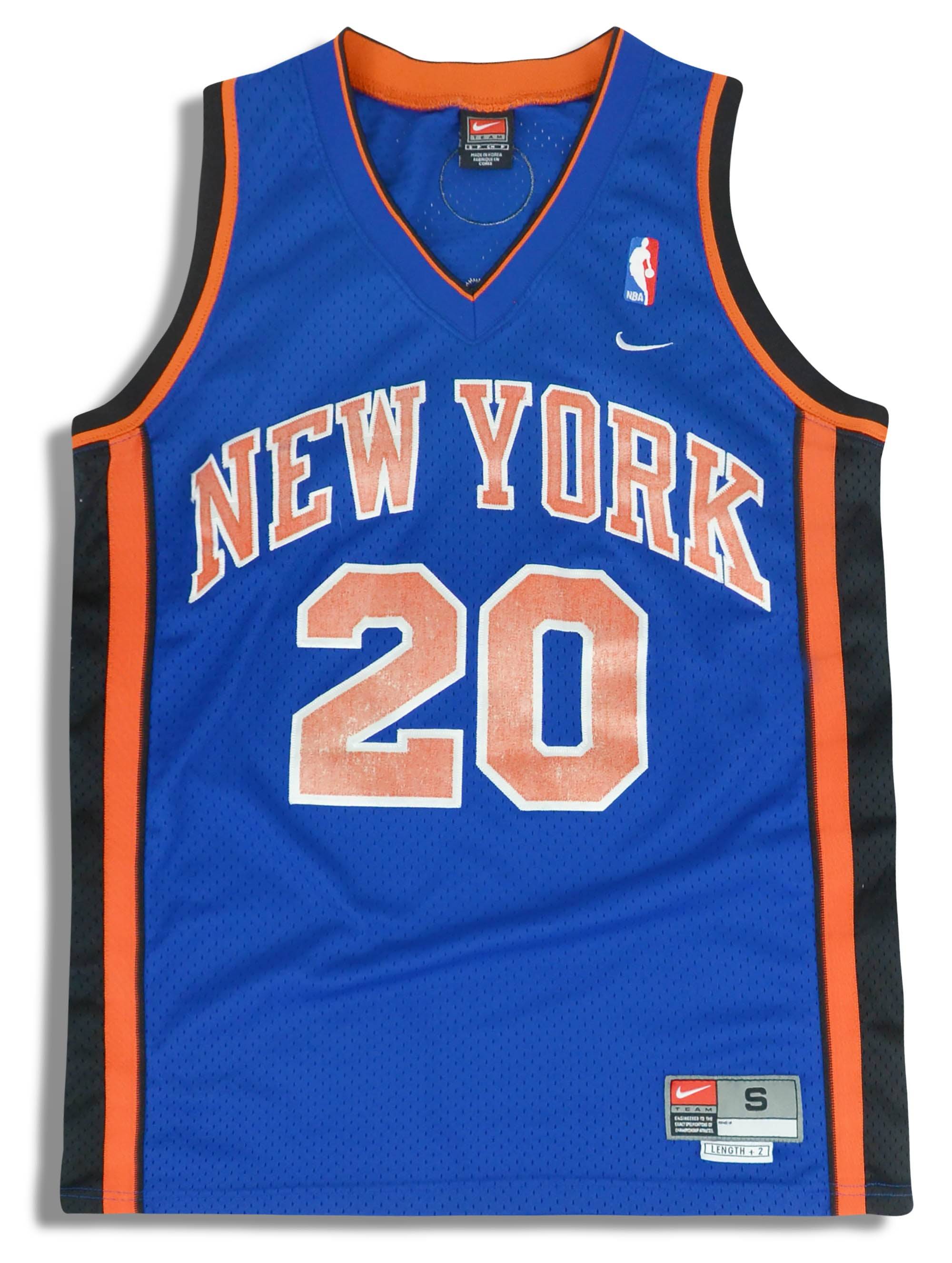 2000-01 New York Knicks Houston #20 Nike Swingman Jersey (Away) S