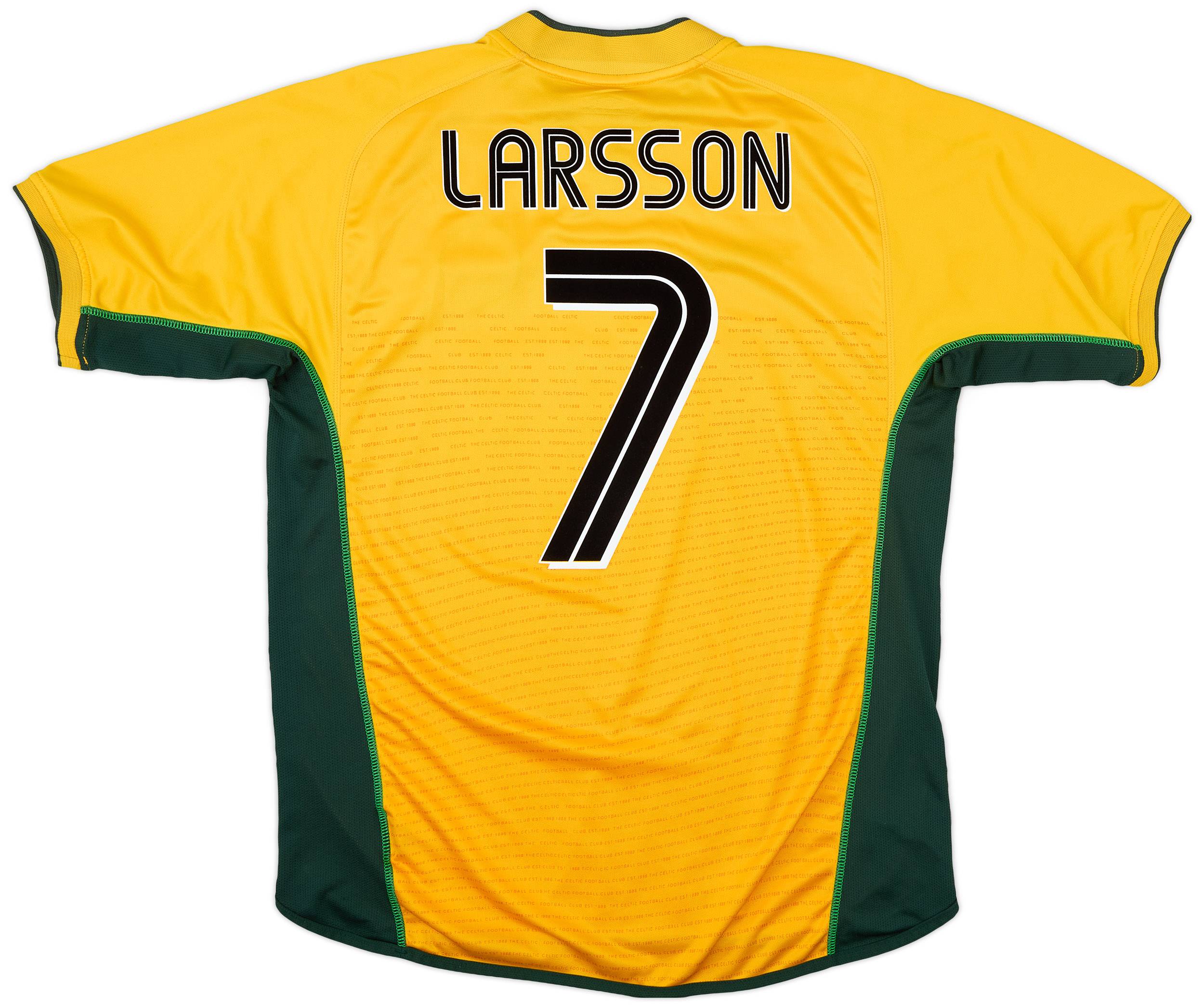 2002-03 Celtic Away Shirt Larsson #7 - 8/10 - (L)