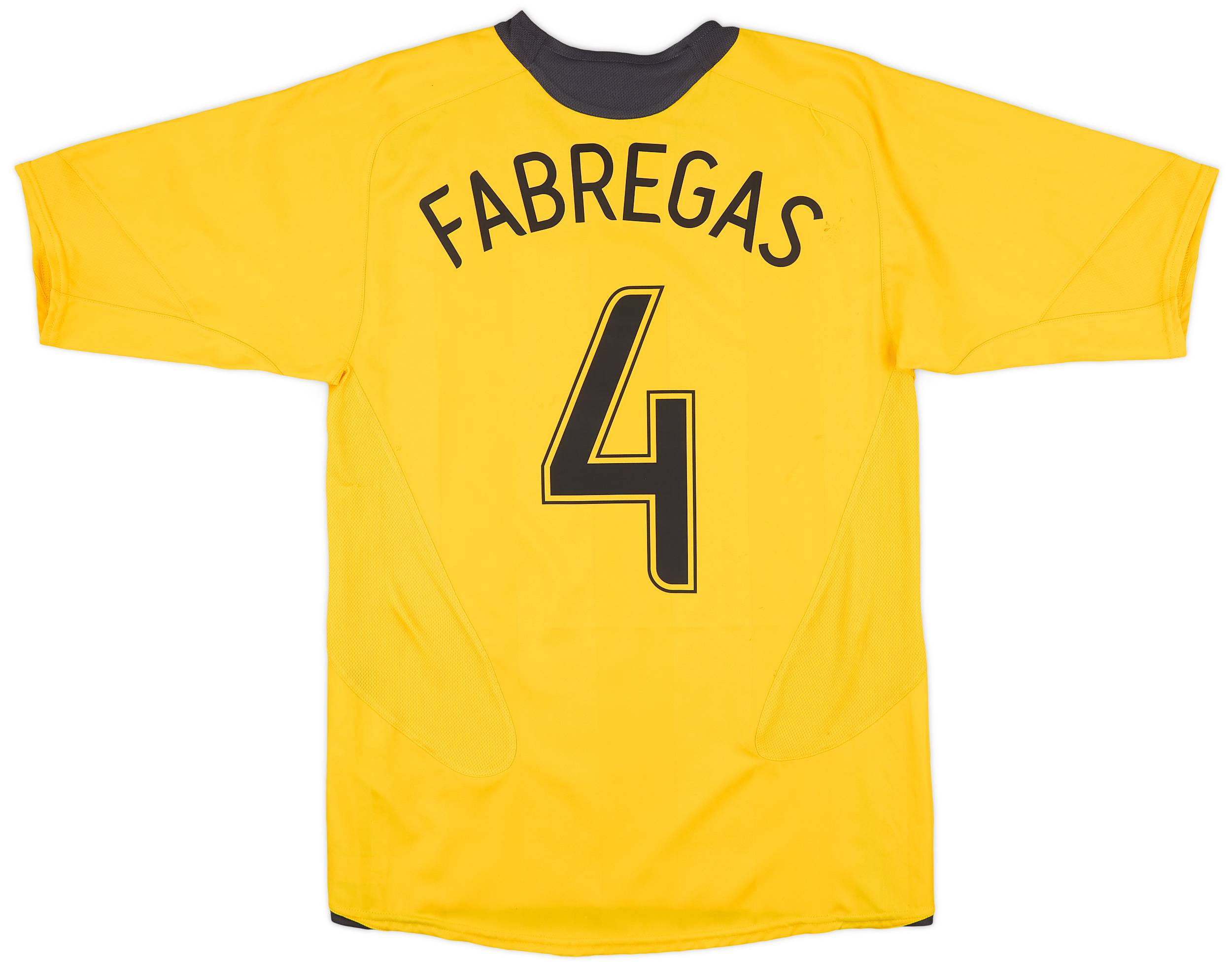 2006-07 Arsenal Away Shirt Fabregas #4 - 7/10 - (S)