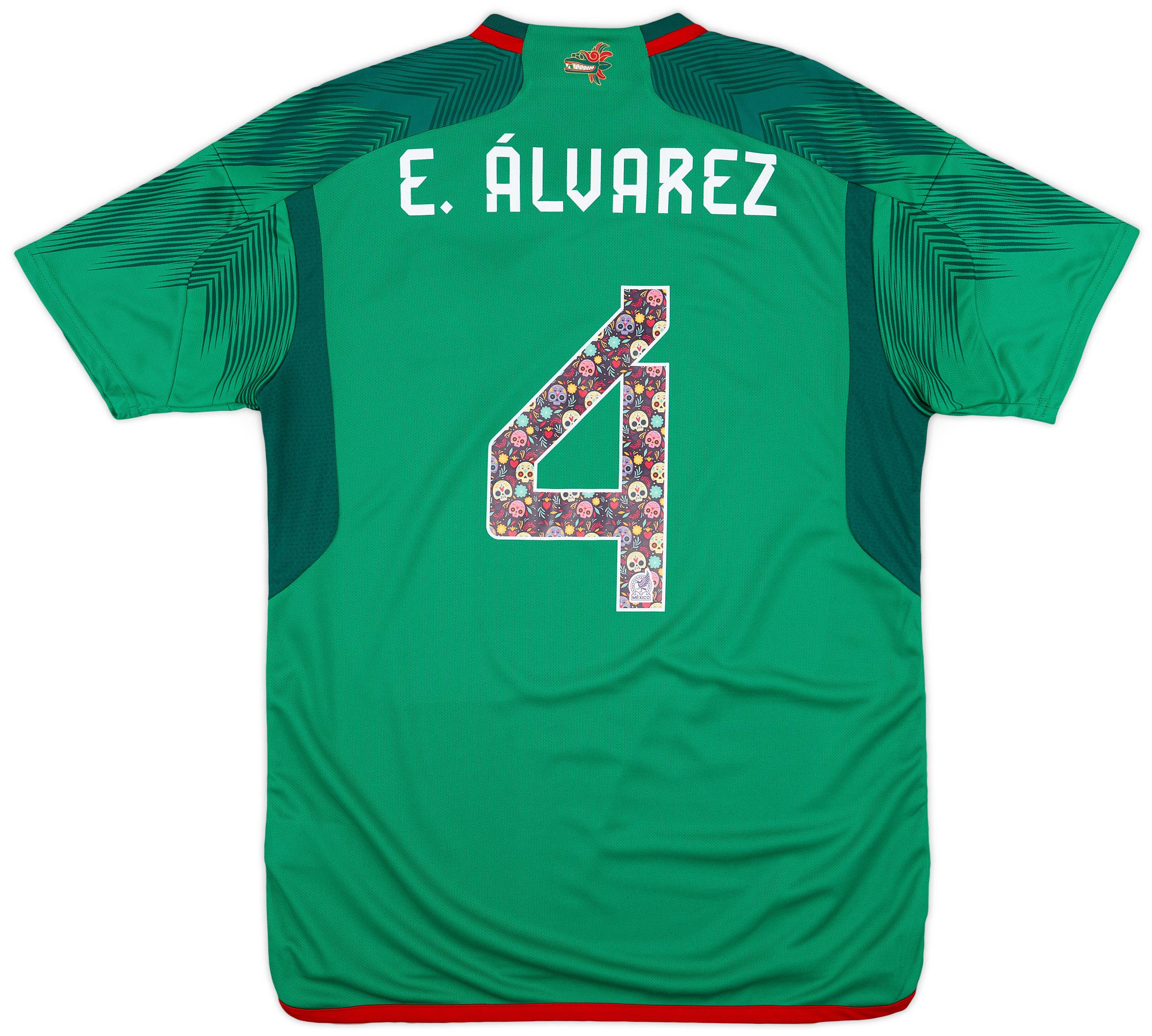 2022-23 Mexico Special Edition Home Shirt E.Alvarez #4